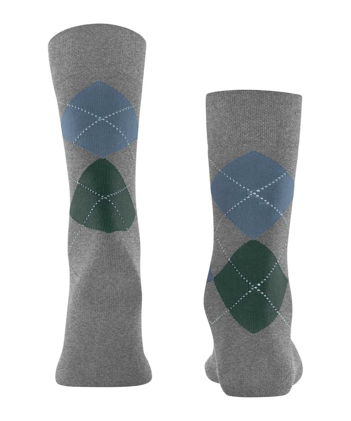 Falke Sensitive Argyle Socks Zokni Férfi Szürke | GTPH-63098