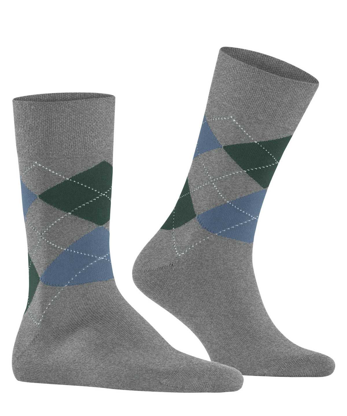 Falke Sensitive Argyle Socks Zokni Férfi Szürke | GTPH-63098