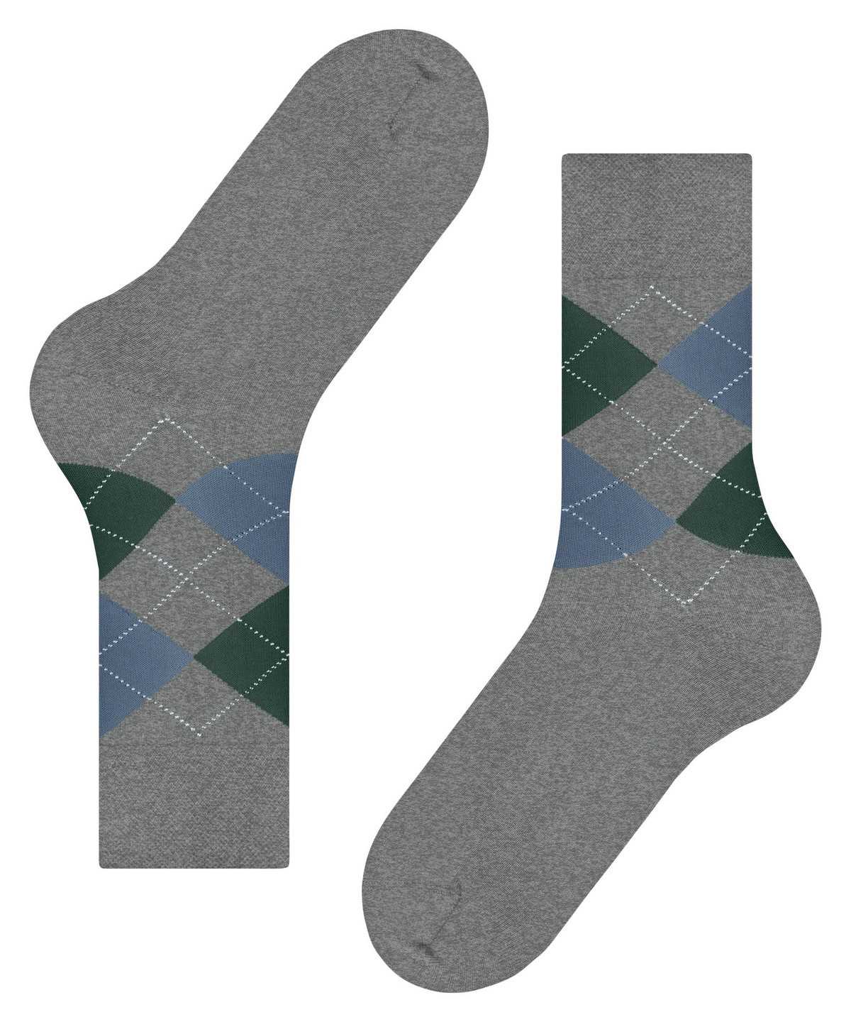 Falke Sensitive Argyle Socks Zokni Férfi Szürke | GTPH-63098