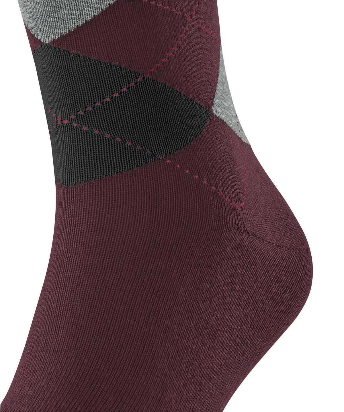 Falke Sensitive Argyle Socks Zokni Férfi Piros | TWQL-19645