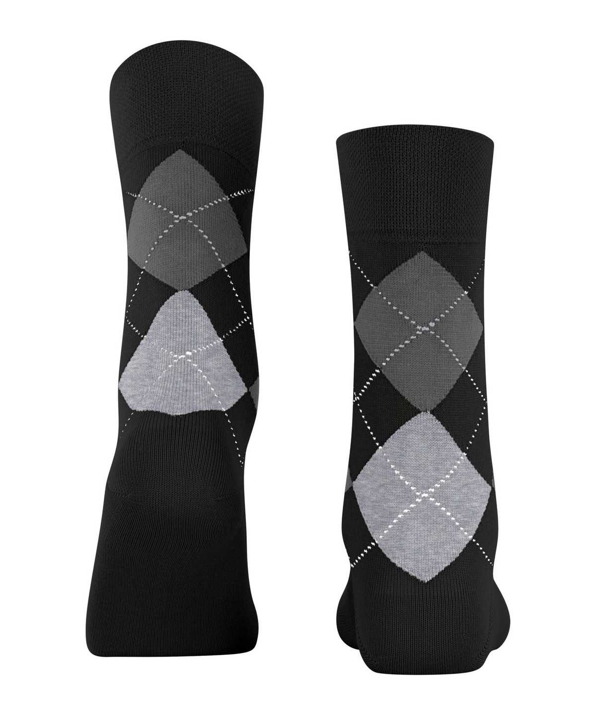 Falke Sensitive Argyle Socks Zokni Női Fekete | VJIM-03175