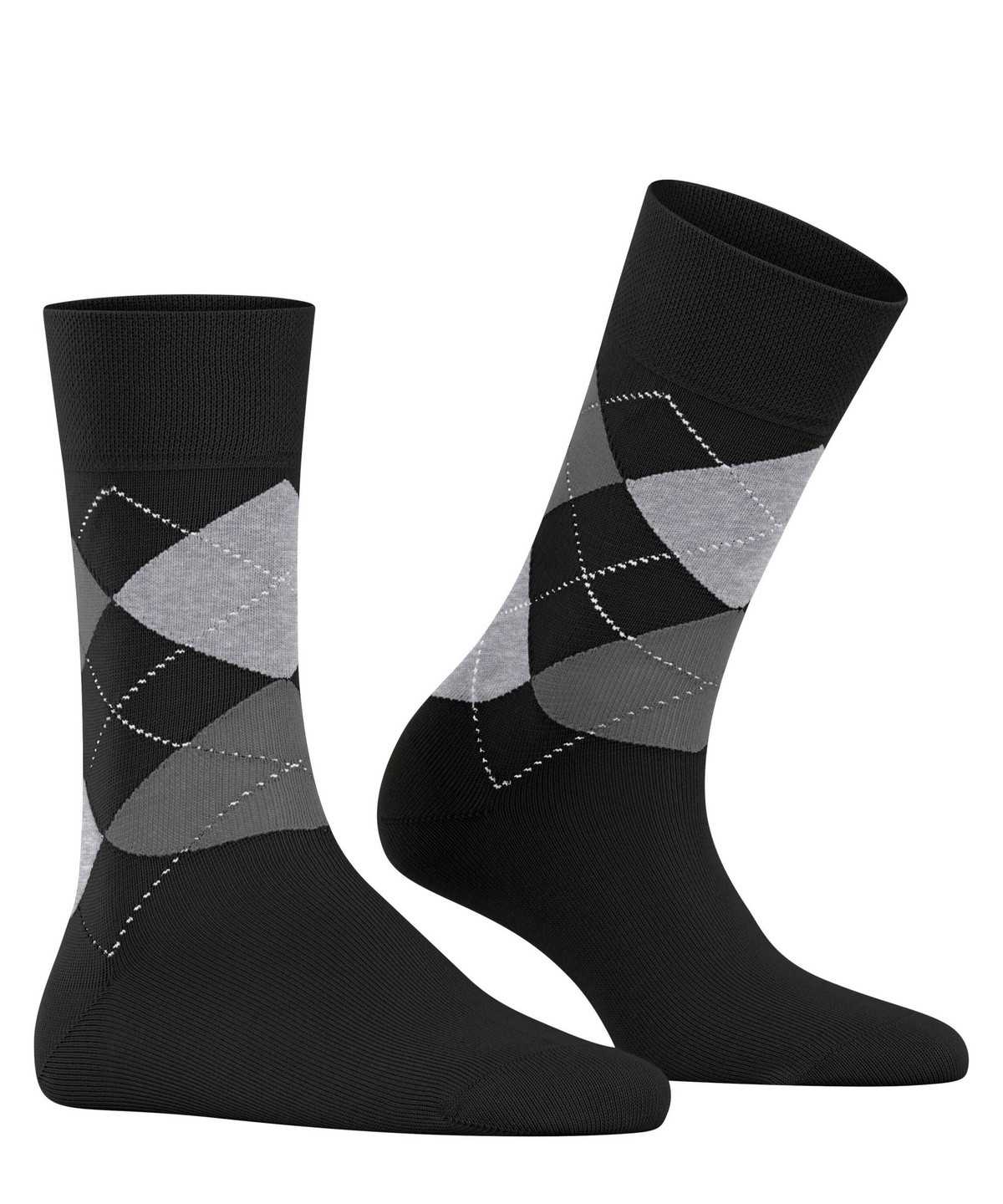 Falke Sensitive Argyle Socks Zokni Női Fekete | VJIM-03175