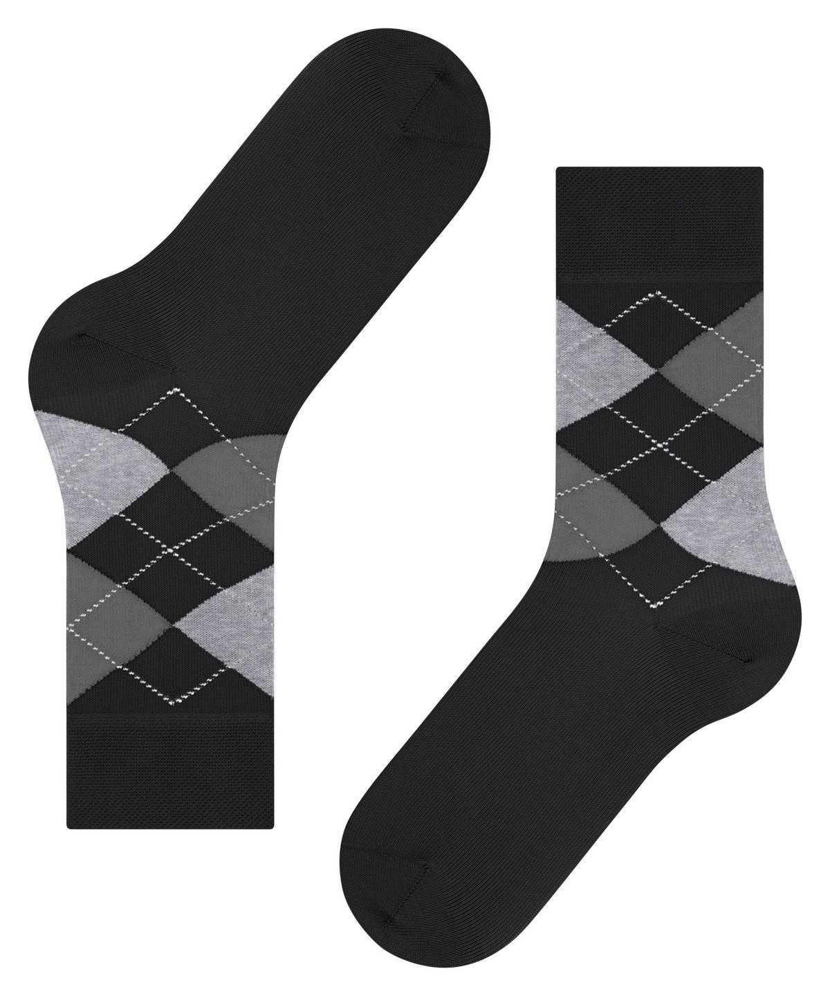 Falke Sensitive Argyle Socks Zokni Női Fekete | VJIM-03175