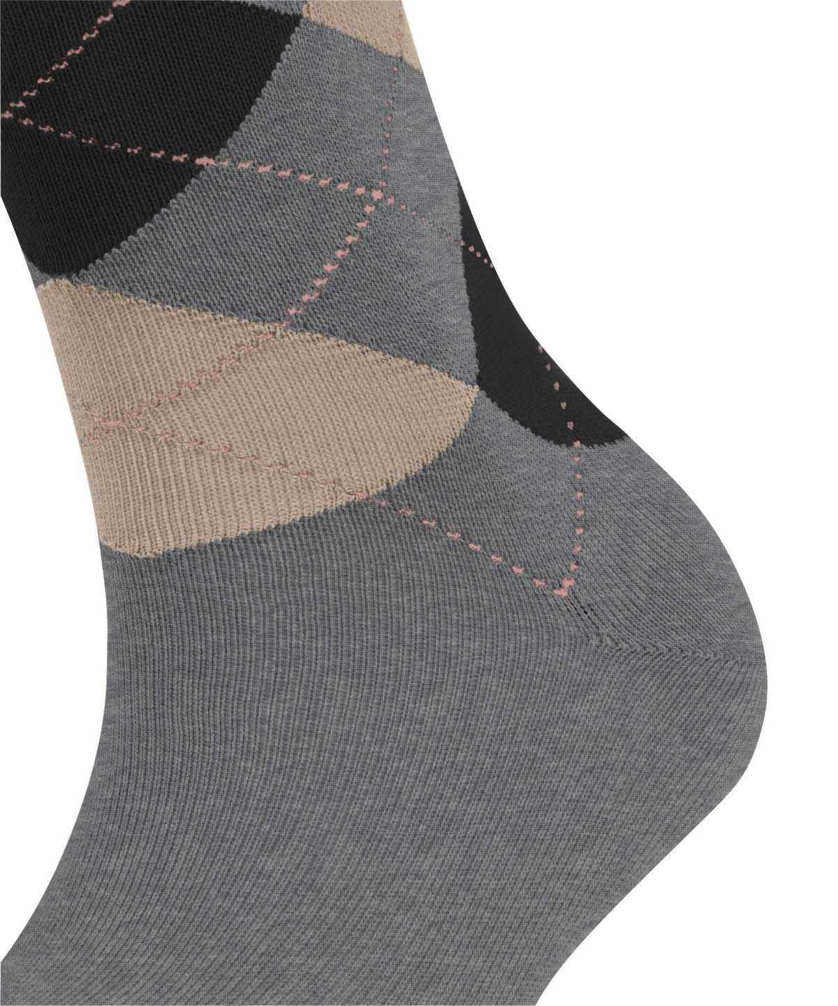 Falke Sensitive Argyle Socks Zokni Női Szürke | OPUI-28049