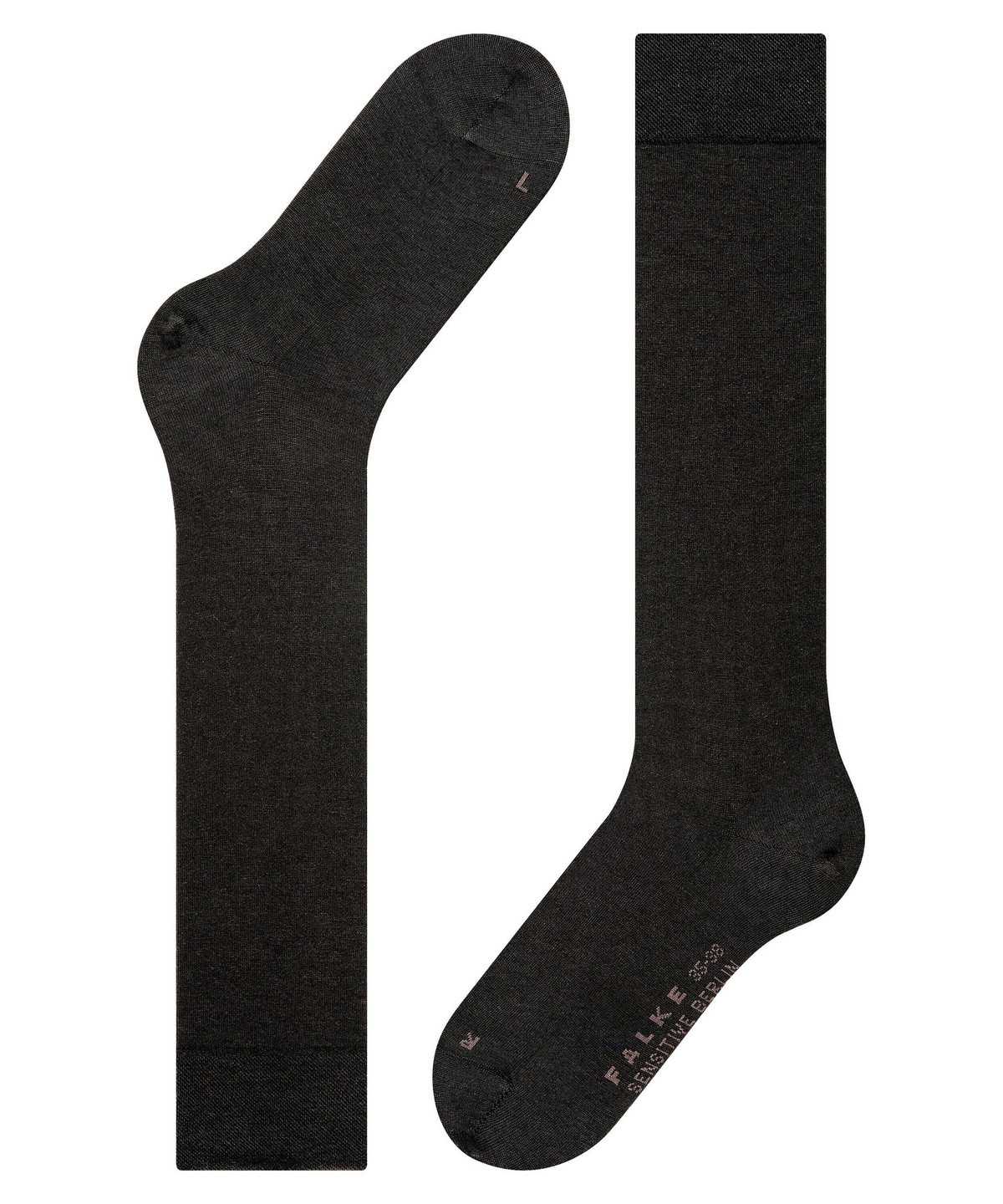 Falke Sensitive Berlin Knee-high Socks Zokni Női Fekete | YFKV-68235