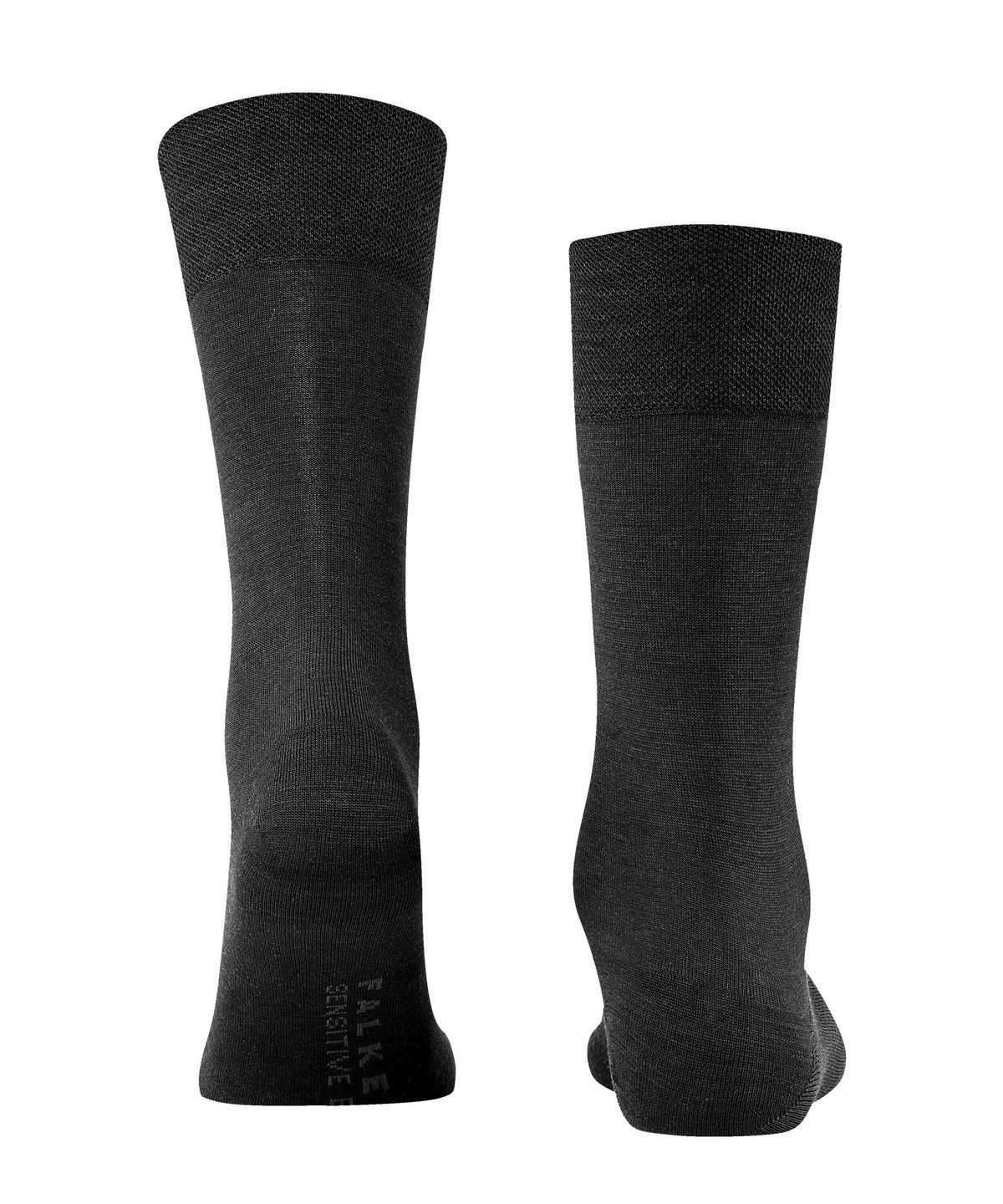 Falke Sensitive Berlin Socks Zokni Férfi Fekete | UYHA-84935