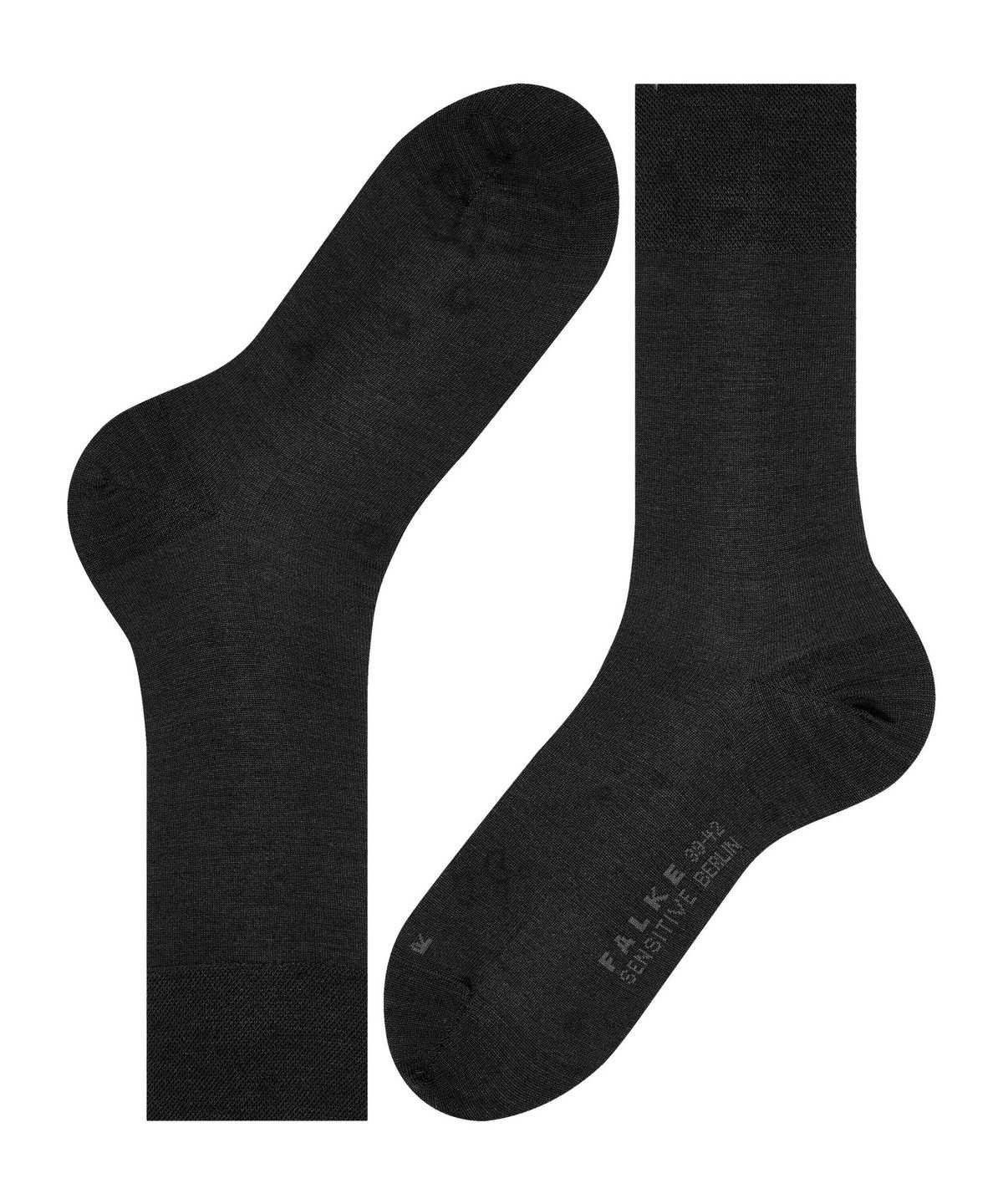 Falke Sensitive Berlin Socks Zokni Férfi Fekete | UYHA-84935