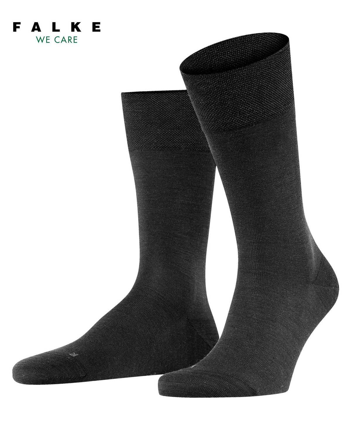 Falke Sensitive Berlin Socks Zokni Férfi Fekete | UYHA-84935