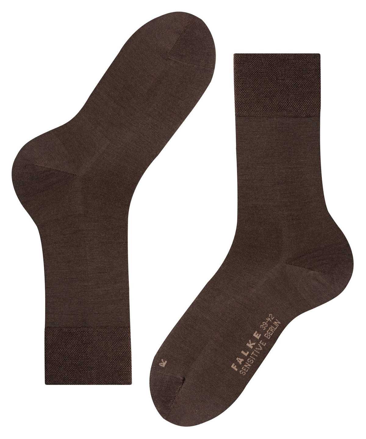 Falke Sensitive Berlin Socks Zokni Férfi Barna | FGRS-59486