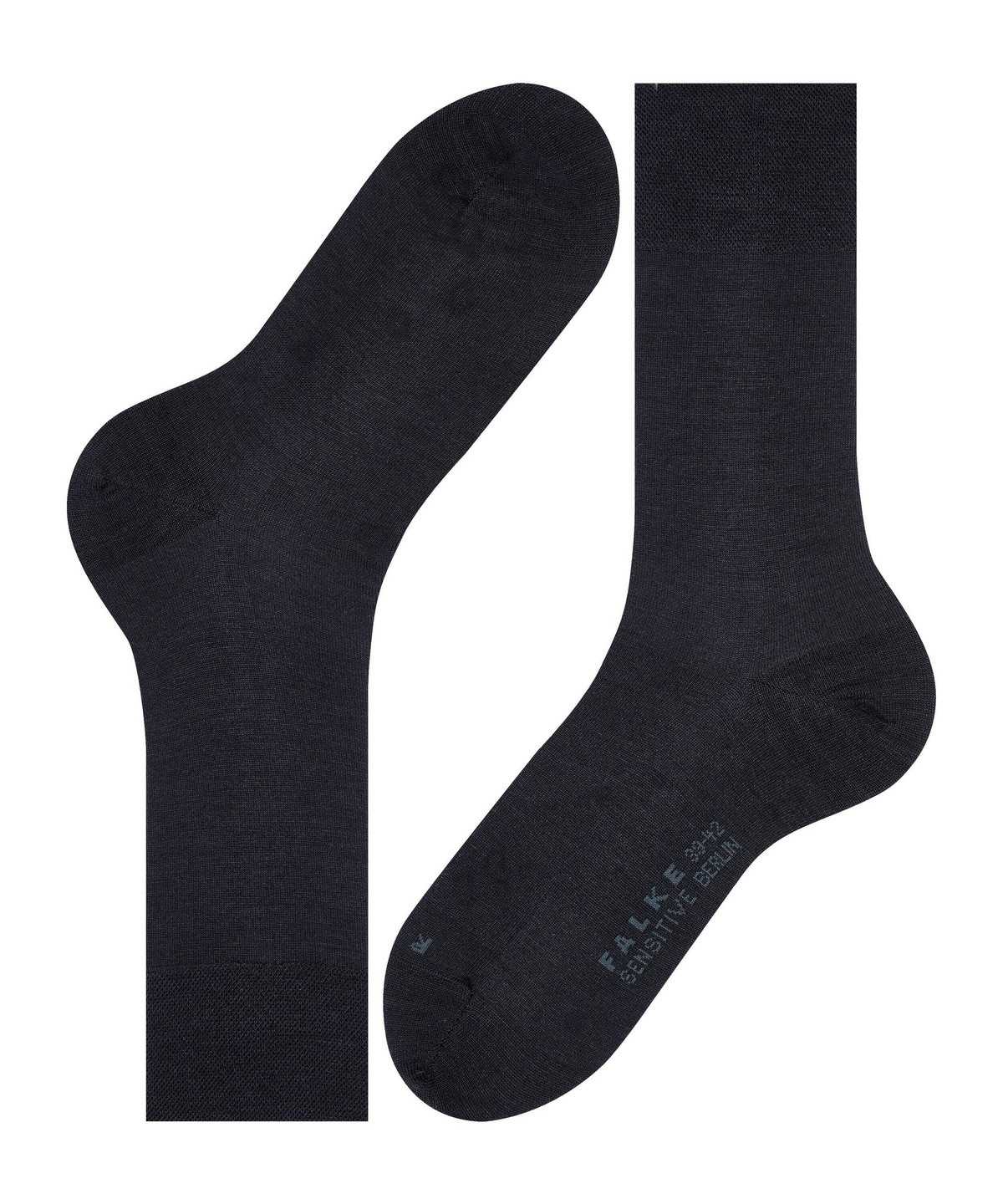 Falke Sensitive Berlin Socks Zokni Férfi Kék | DIEK-76904