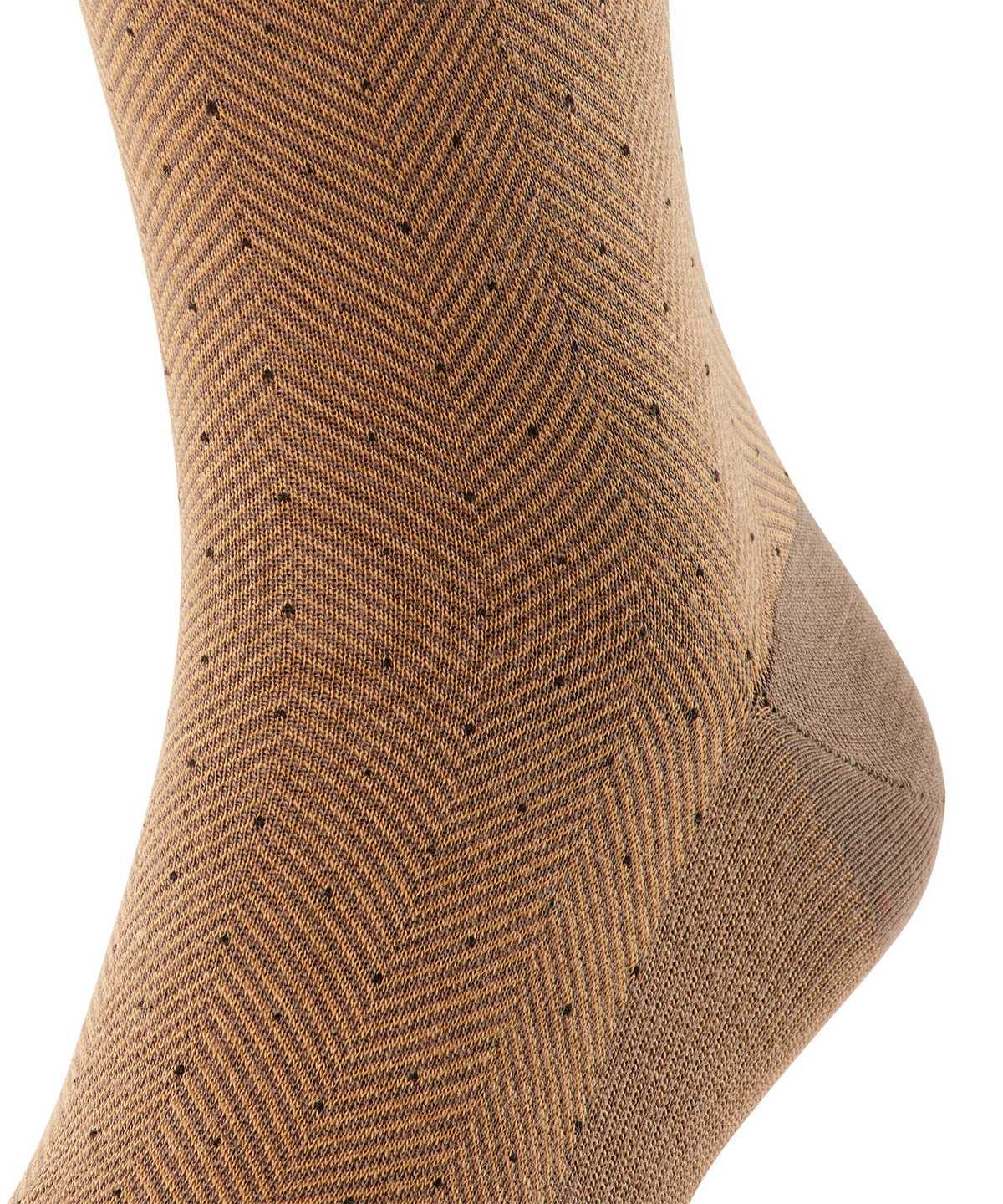 Falke Sensitive Herringbone Socks Zokni Férfi Barna | RJWO-47856