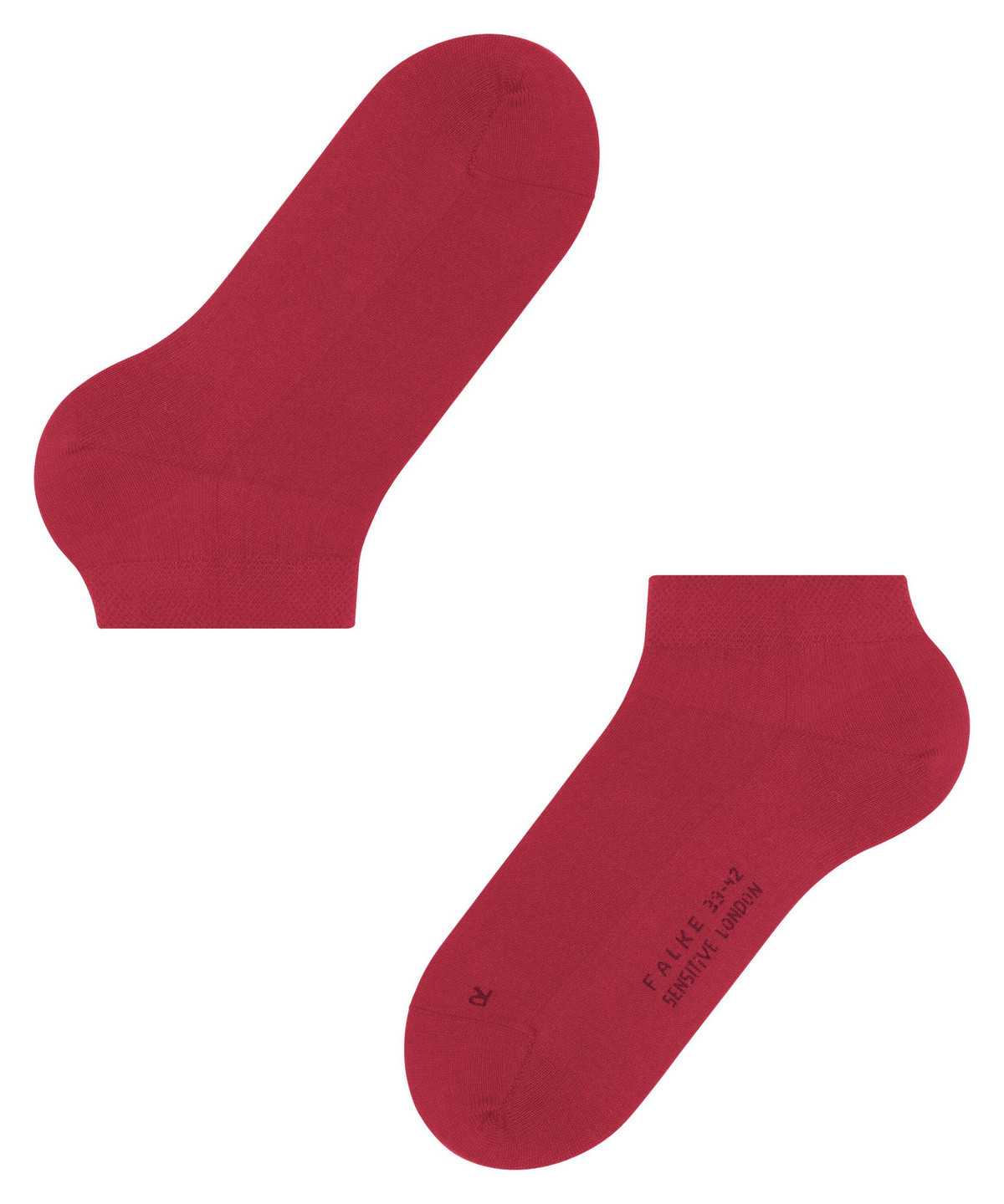 Falke Sensitive London Sneaker socks Zokni Férfi Piros | OSWT-29307