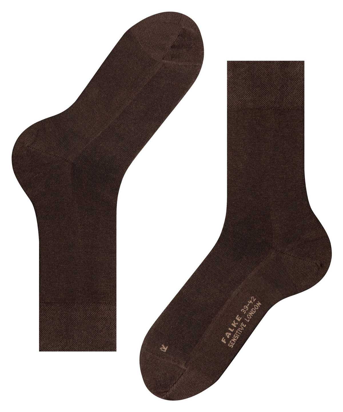 Falke Sensitive London Socks Zokni Férfi Barna | MRCQ-36402