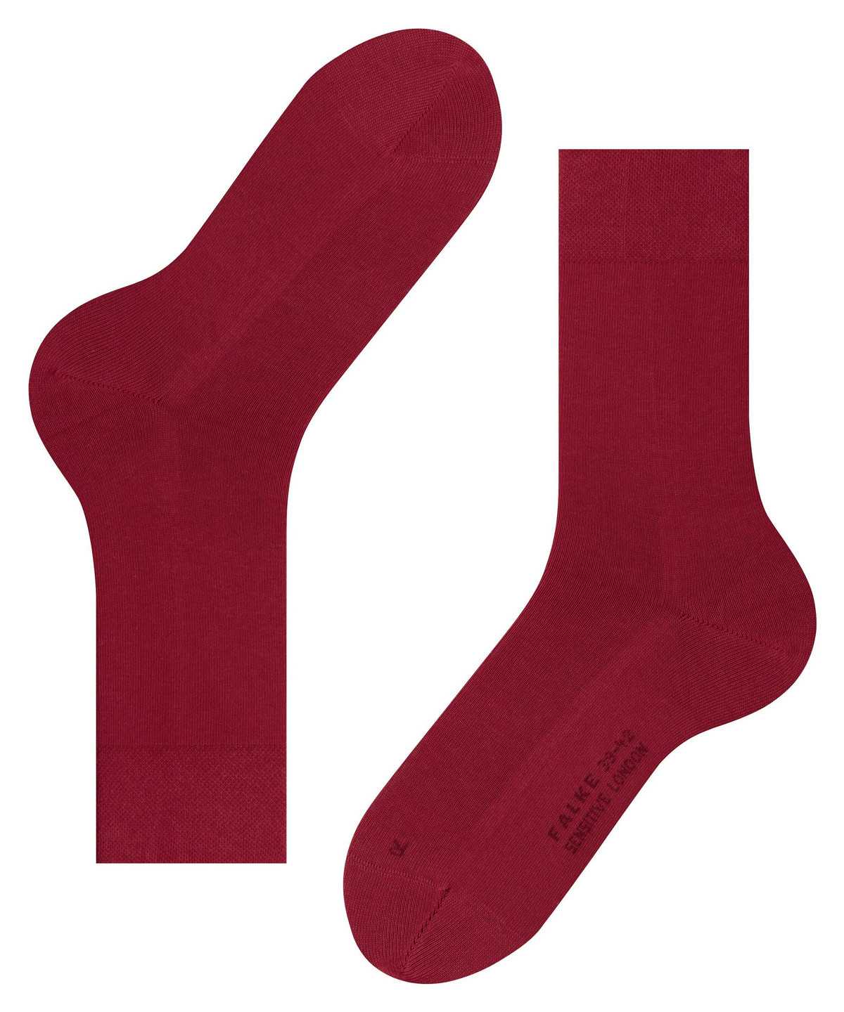 Falke Sensitive London Socks Zokni Férfi Piros | IJFV-03678