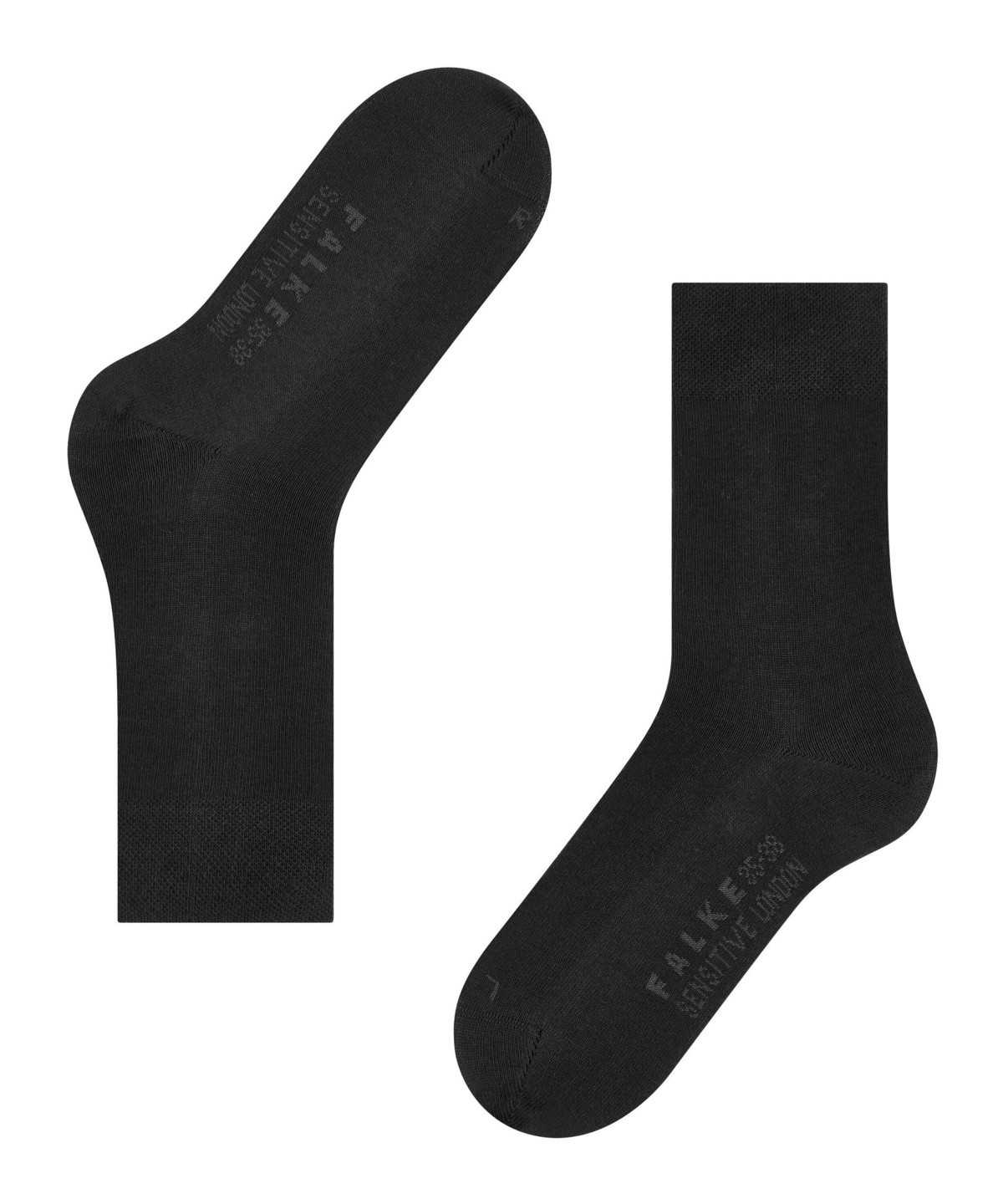 Falke Sensitive London Socks Zokni Női Fekete | CVNZ-47152