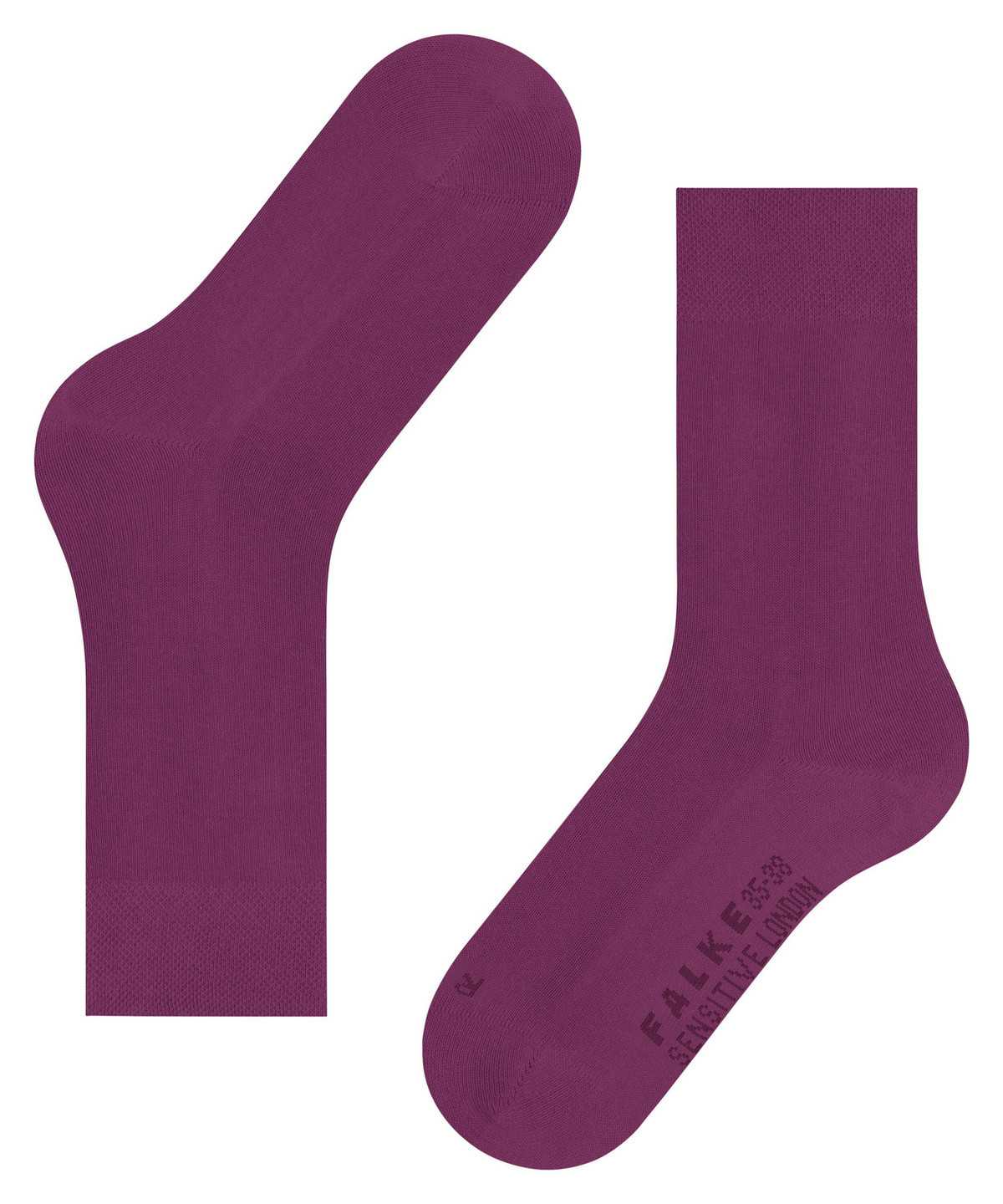 Falke Sensitive London Socks Zokni Női Lila | RPWY-60547