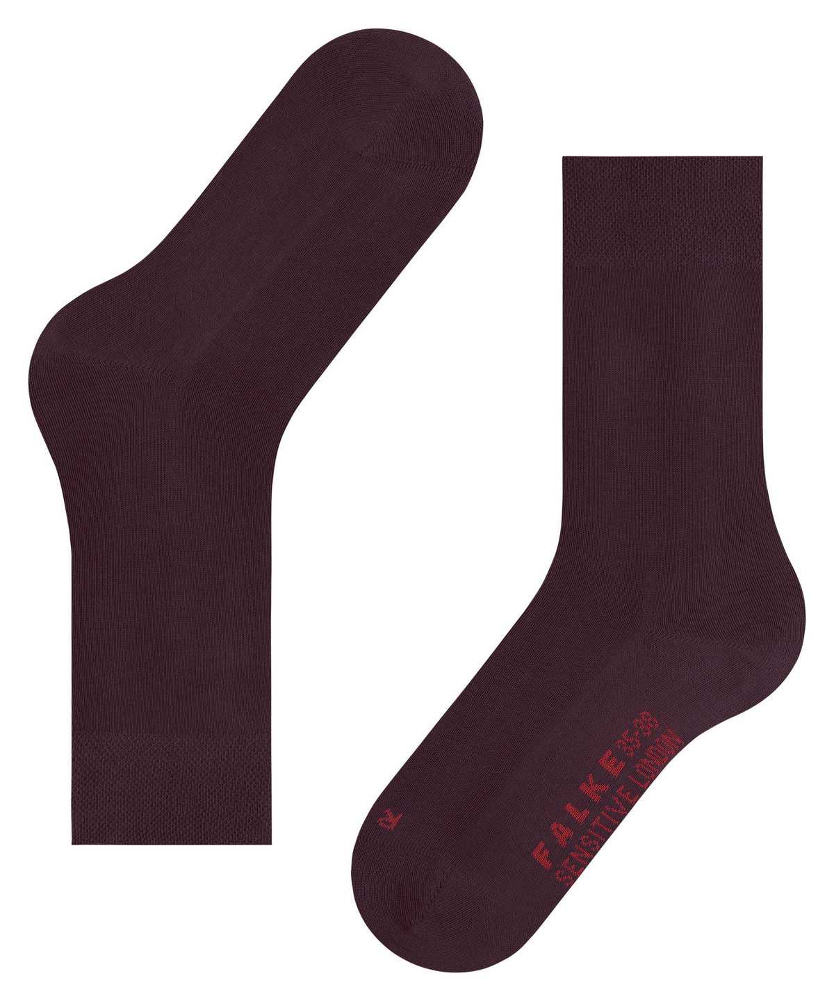 Falke Sensitive London Socks Zokni Női Piros | JCET-96153