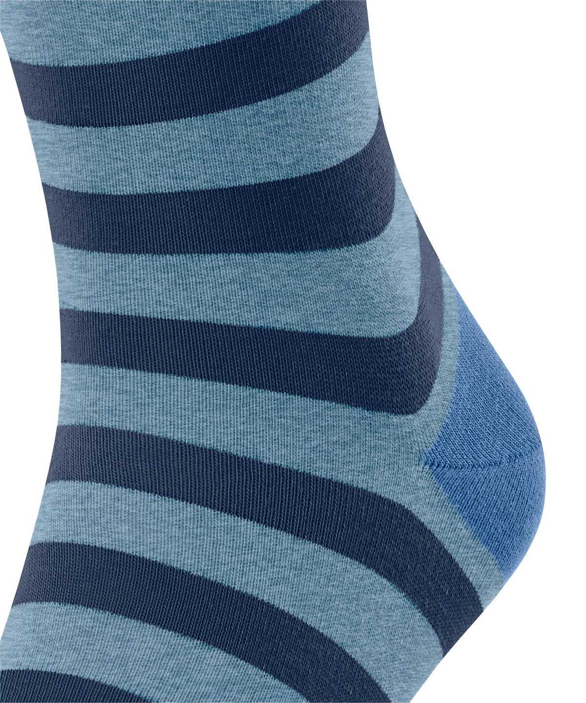 Falke Sensitive Mapped Line Socks Zokni Férfi Kék | DRTQ-85397