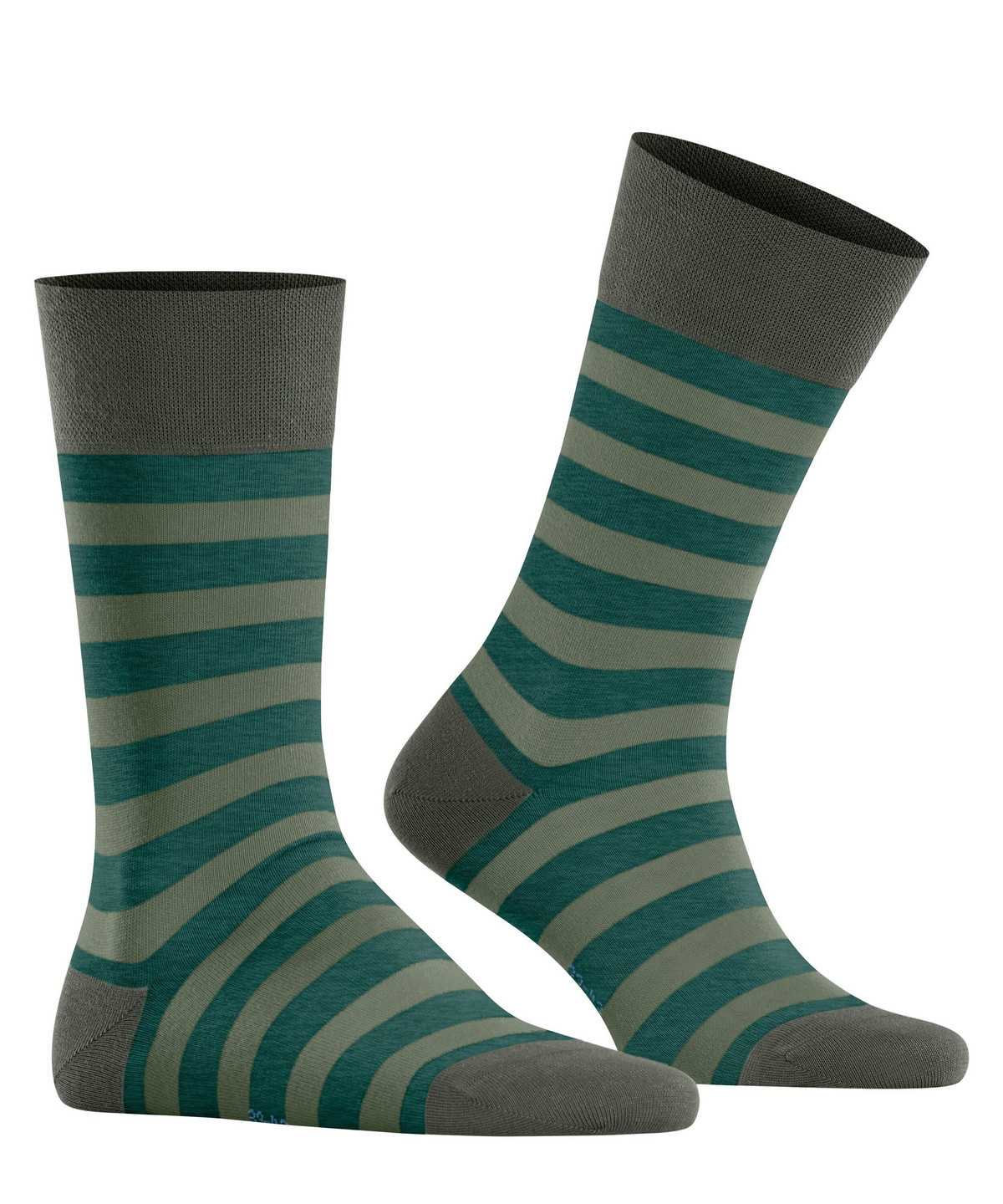 Falke Sensitive Mapped Line Socks Zokni Férfi Zöld | PWLD-47692