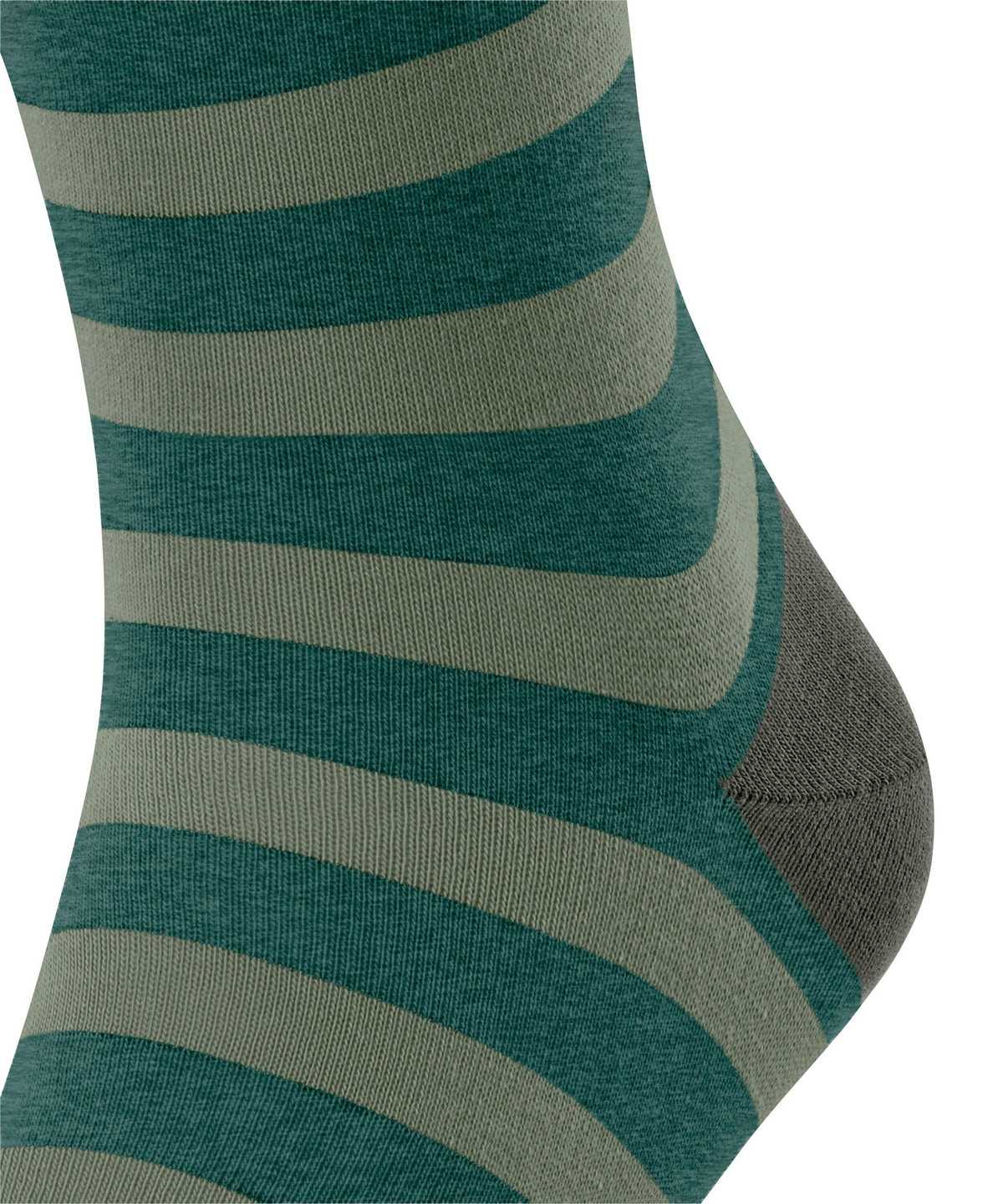 Falke Sensitive Mapped Line Socks Zokni Férfi Zöld | PWLD-47692