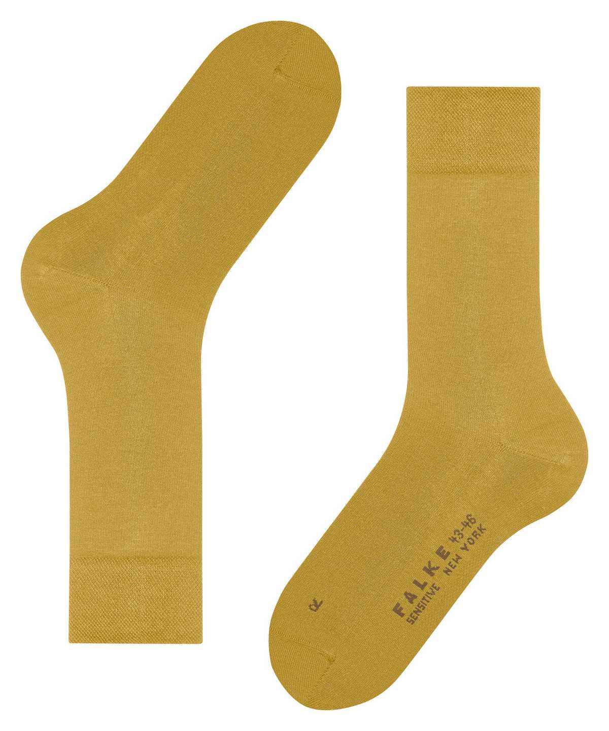 Falke Sensitive New York Socks Zokni Férfi Sárga | TQVH-17860