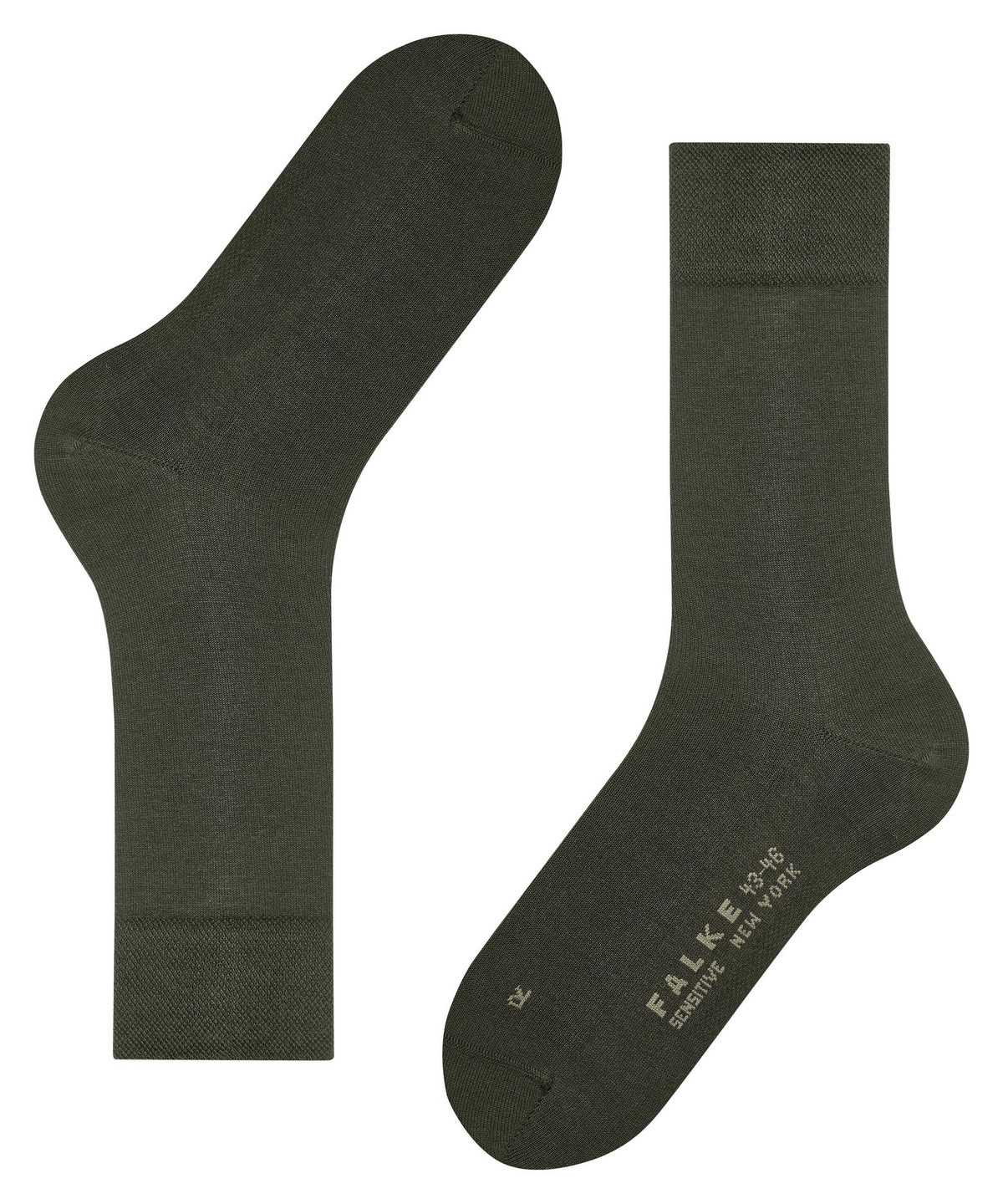 Falke Sensitive New York Socks Zokni Férfi Zöld | RFVZ-02718