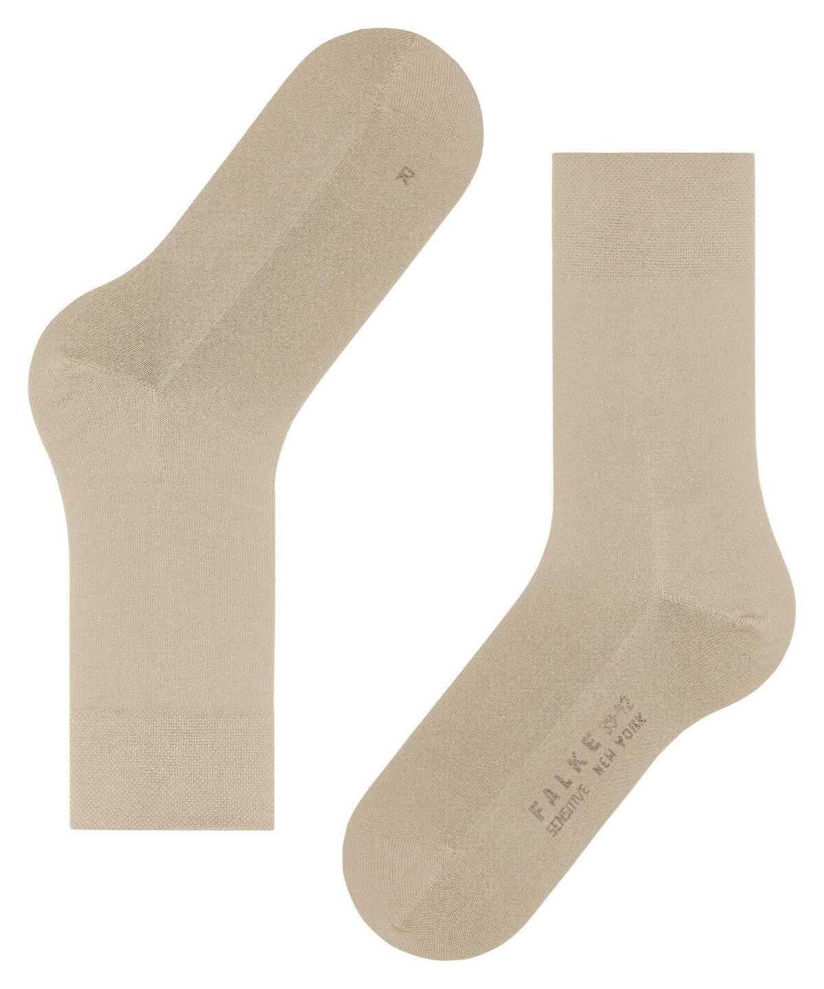 Falke Sensitive New York Socks Zokni Női Bézs | QJRO-82675