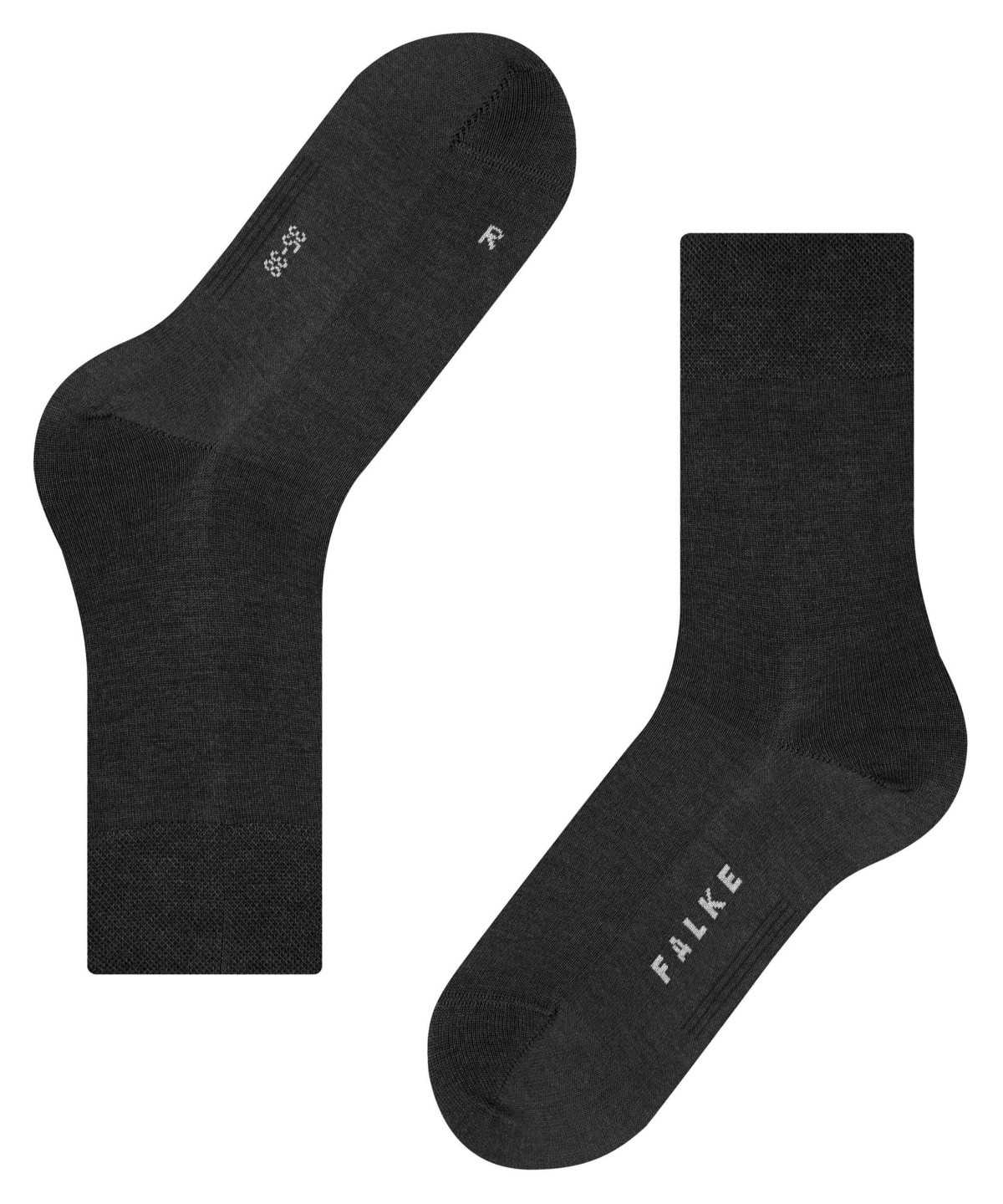 Falke Sensitive New York Socks Zokni Női Fekete | NCKL-13780