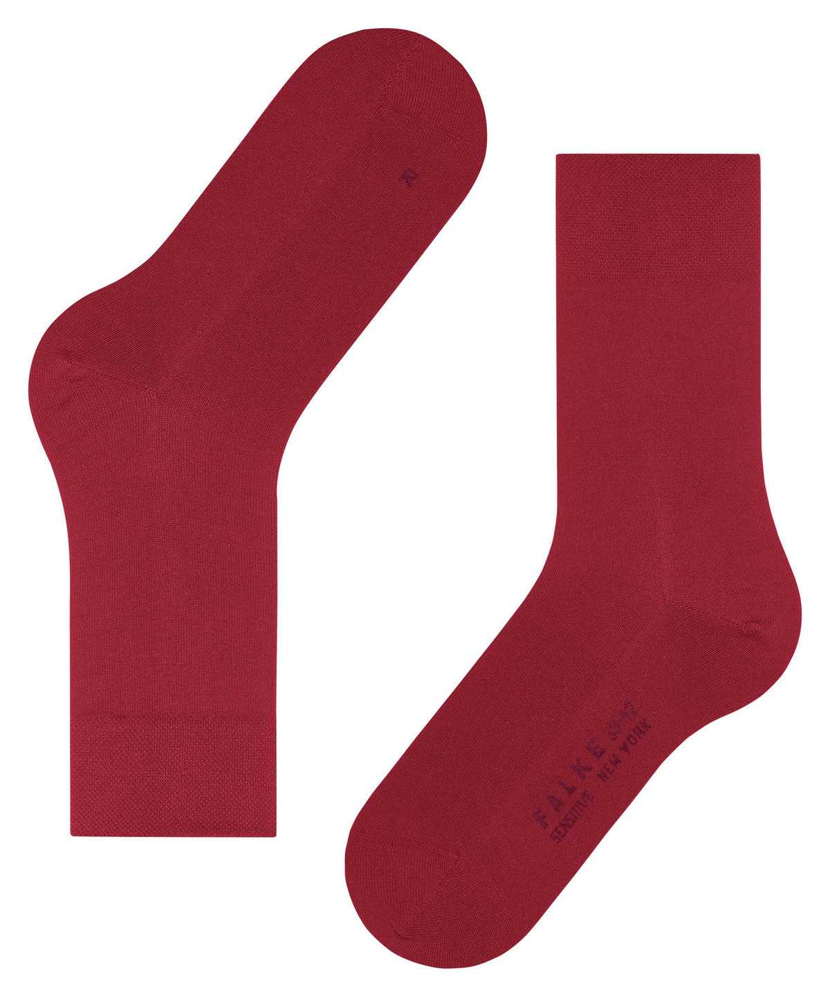 Falke Sensitive New York Socks Zokni Női Piros | SOZI-95168