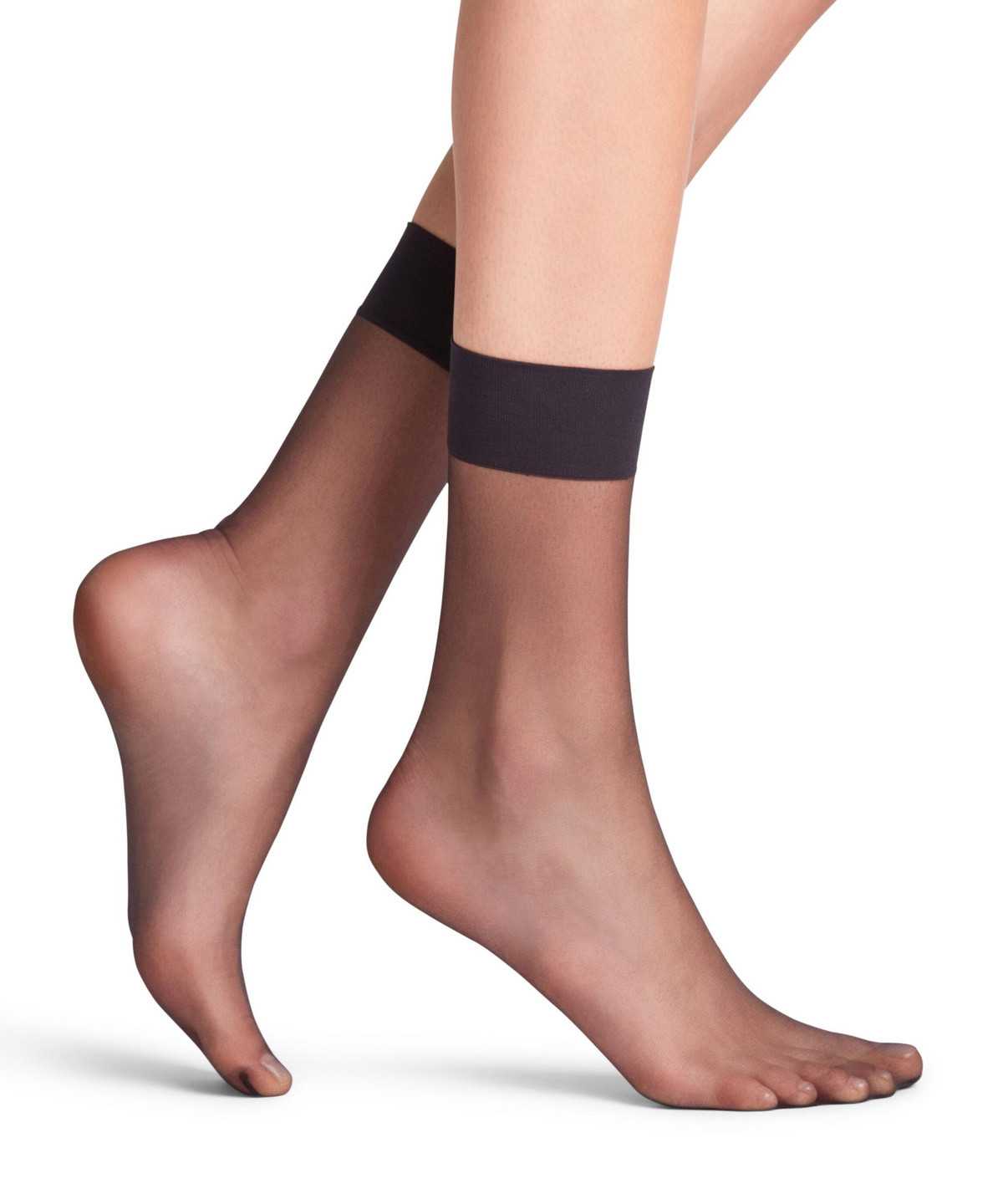 Falke Shelina 12 DEN Ankle socks Zokni Női Fekete | VJDZ-60182