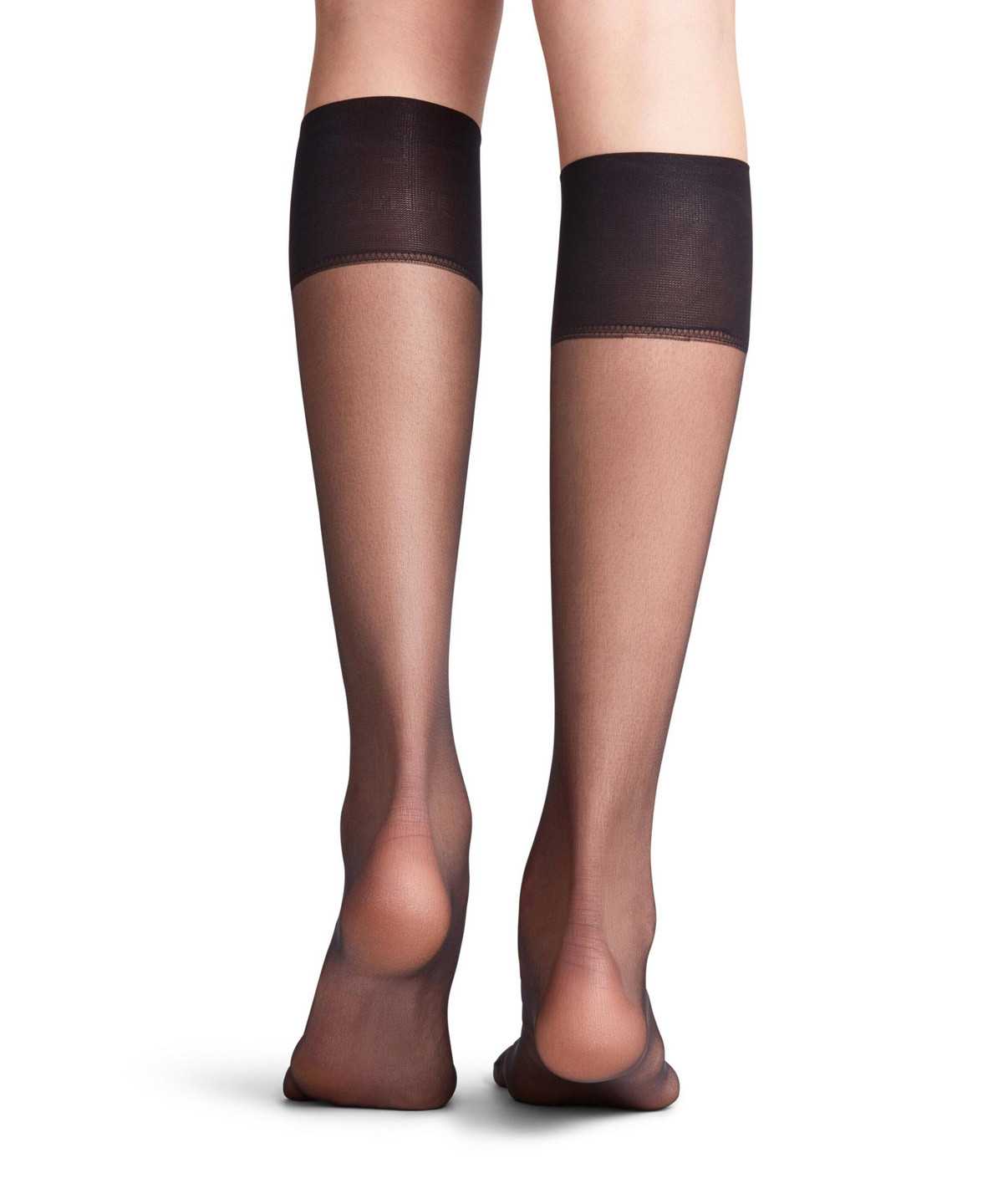 Falke Shelina 12 DEN Knee-high Socks Zokni Női Fekete | ZIGN-86921