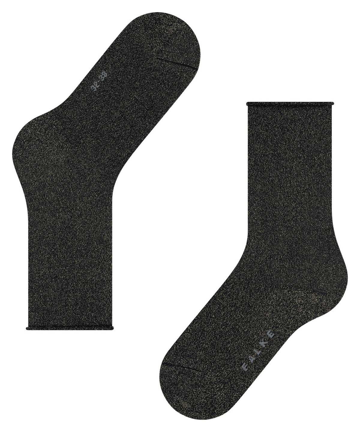 Falke Shiny Socks Zokni Női Fekete | XLZN-82034