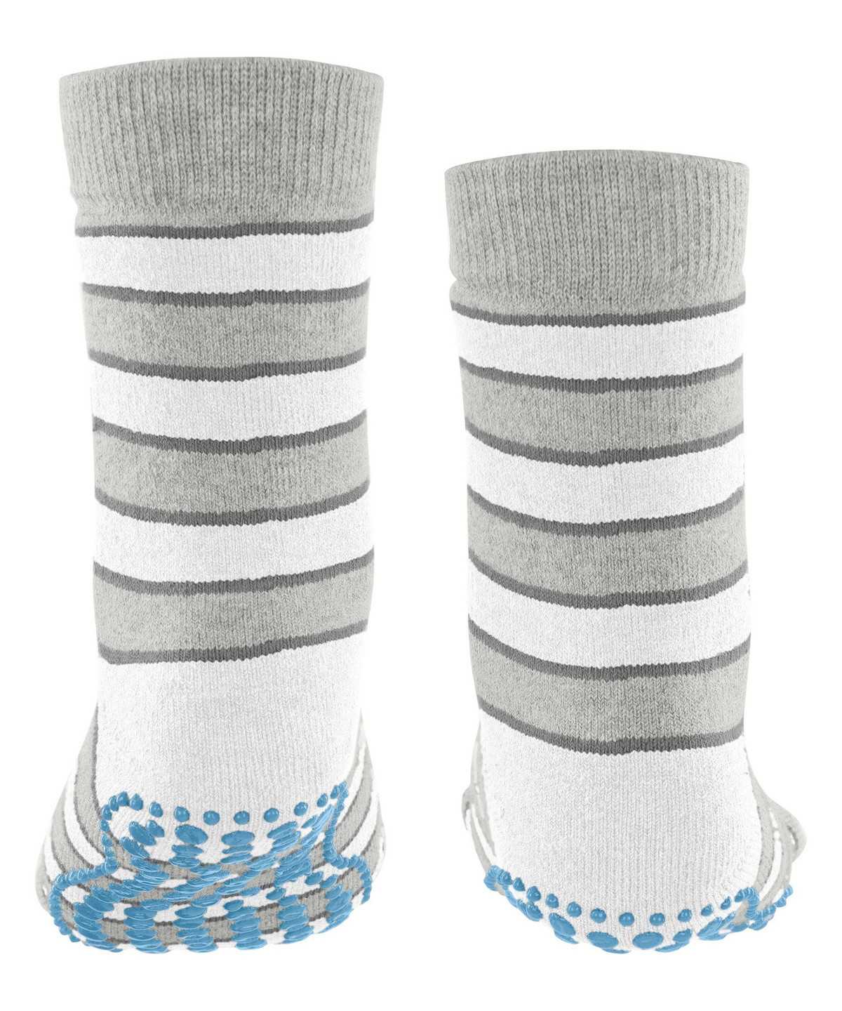 Falke Simple Stripes House socks Zokni Gyerek Szürke | LUSN-28154