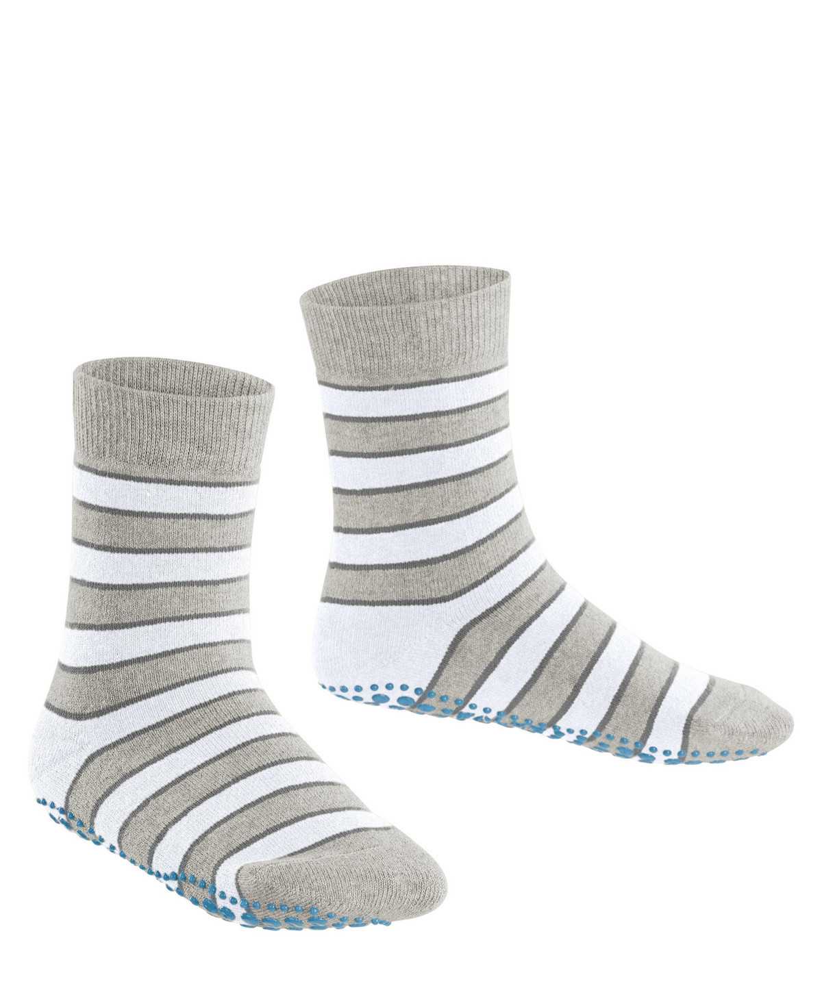 Falke Simple Stripes House socks Zokni Gyerek Szürke | LUSN-28154