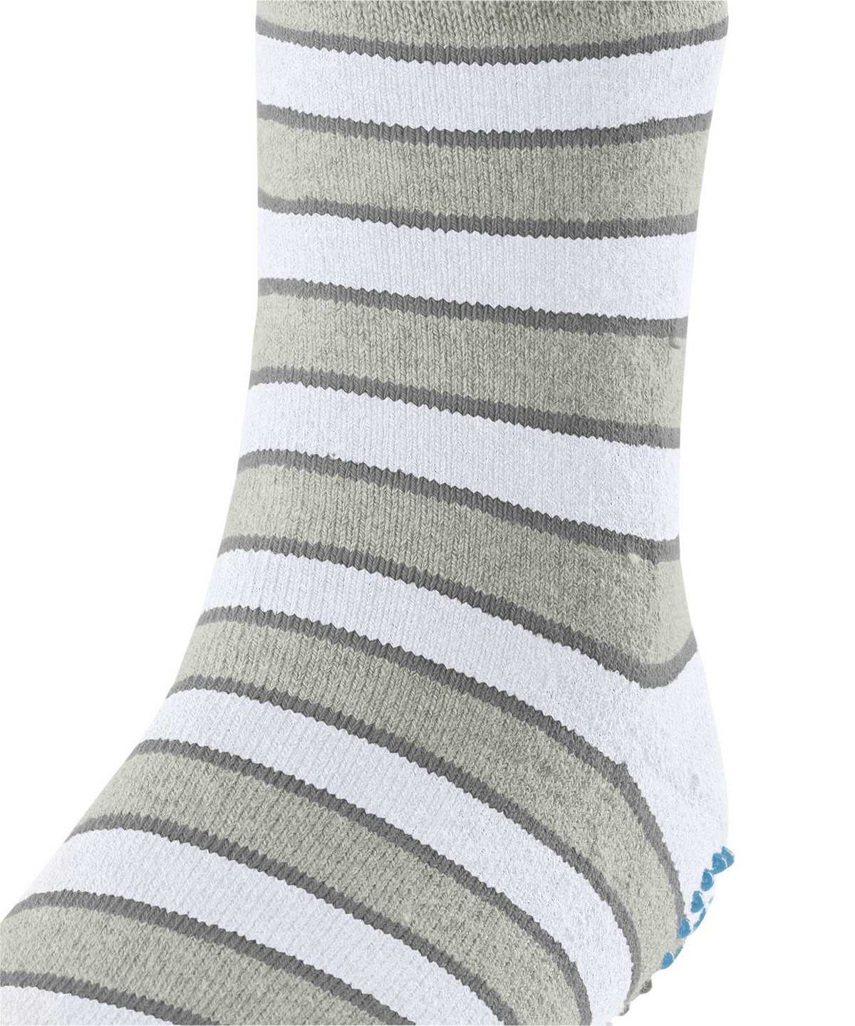 Falke Simple Stripes House socks Zokni Gyerek Szürke | LUSN-28154