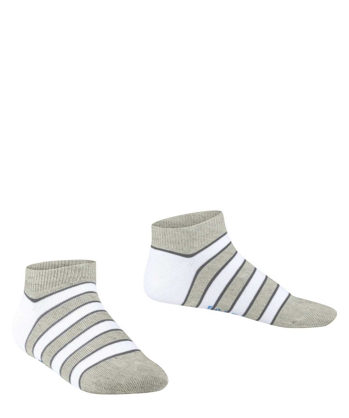 Falke Simple Stripes Sneaker socks Zokni Gyerek Szürke | HLAO-23841