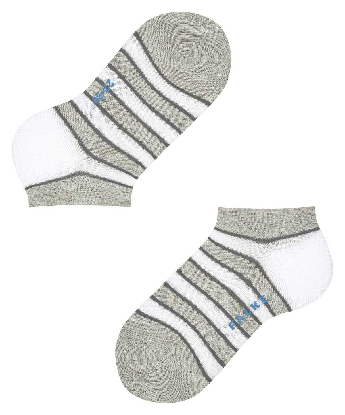 Falke Simple Stripes Sneaker socks Zokni Gyerek Szürke | HLAO-23841