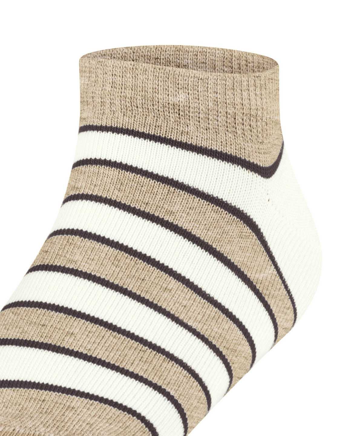 Falke Simple Stripes Sneaker socks Zokni Gyerek Bézs | VJUC-23964