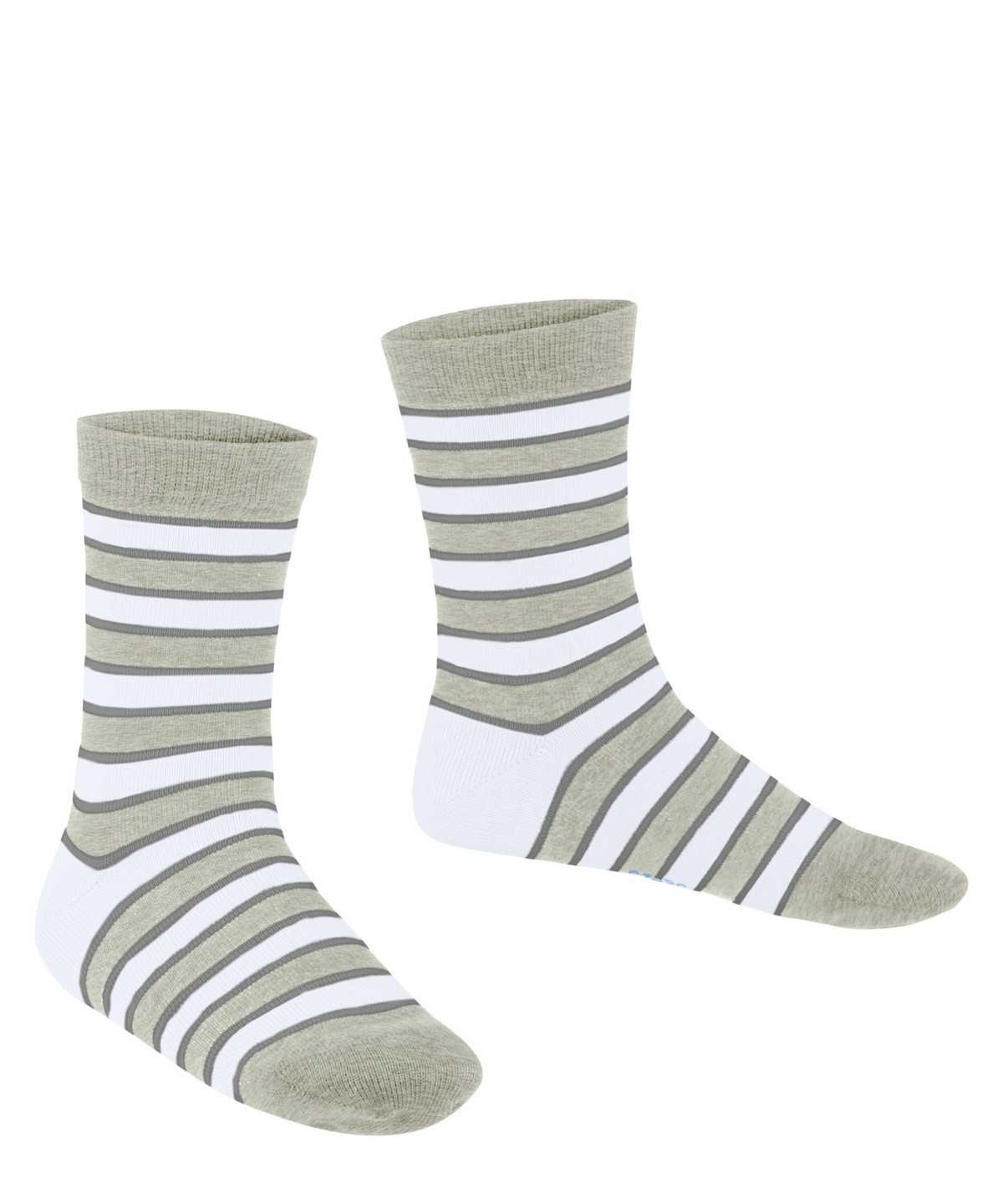 Falke Simple Stripes Socks Zokni Gyerek Szürke | RMXV-86271