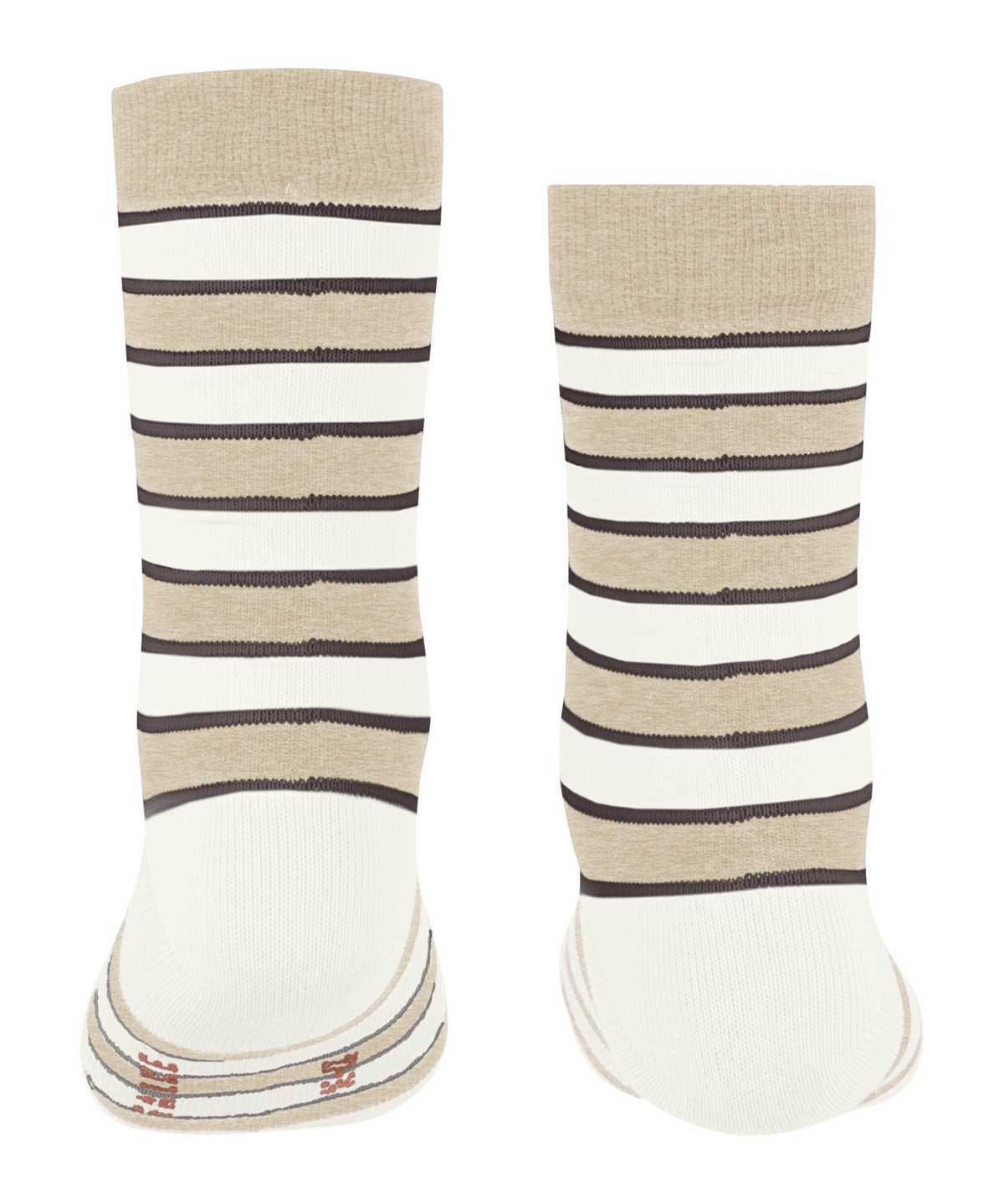 Falke Simple Stripes Socks Zokni Gyerek Bézs | NXIG-59372