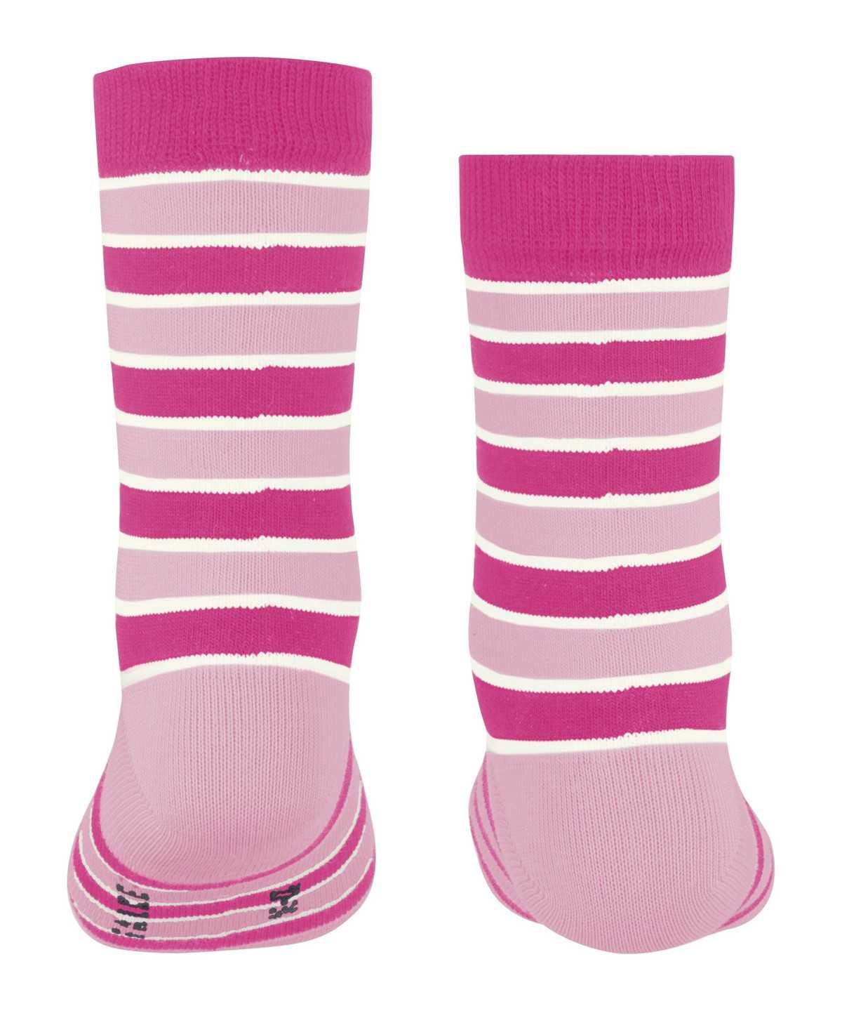 Falke Simple Stripes Socks Zokni Gyerek Rózsaszín | QFDG-12874