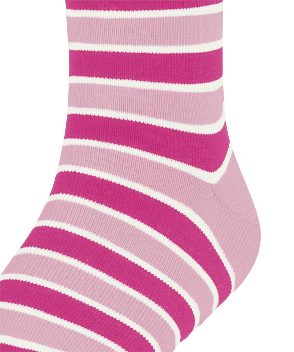 Falke Simple Stripes Socks Zokni Gyerek Rózsaszín | QFDG-12874