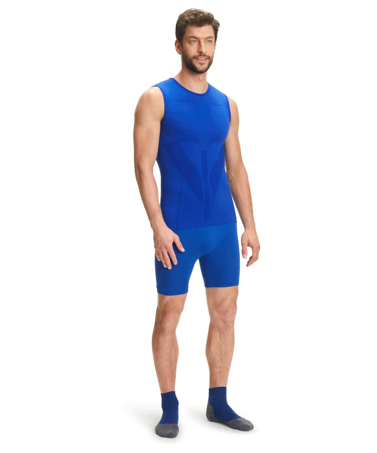 Falke Singlet Warm Functional Underwear Férfi Kék | QAWY-46709