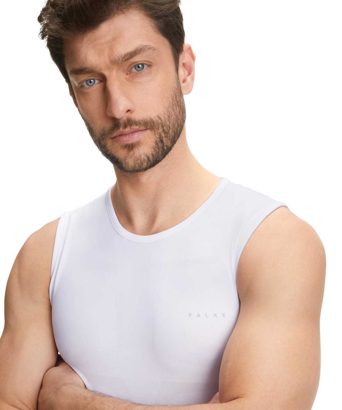 Falke Singlet Warm Functional Underwear Férfi Fehér | GPZD-78534