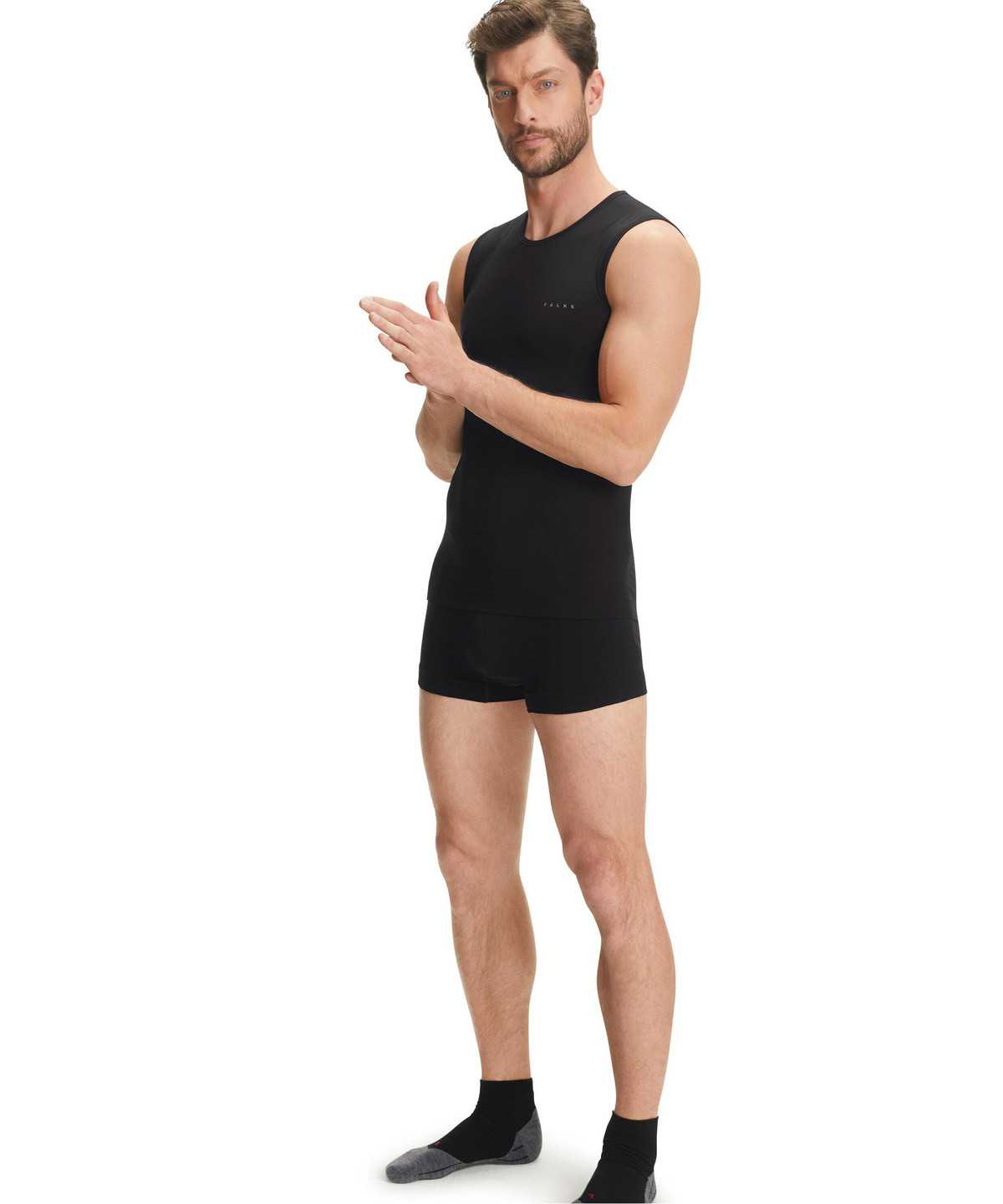 Falke Singlet Warm Functional Underwear Férfi Fekete | LVWT-72950