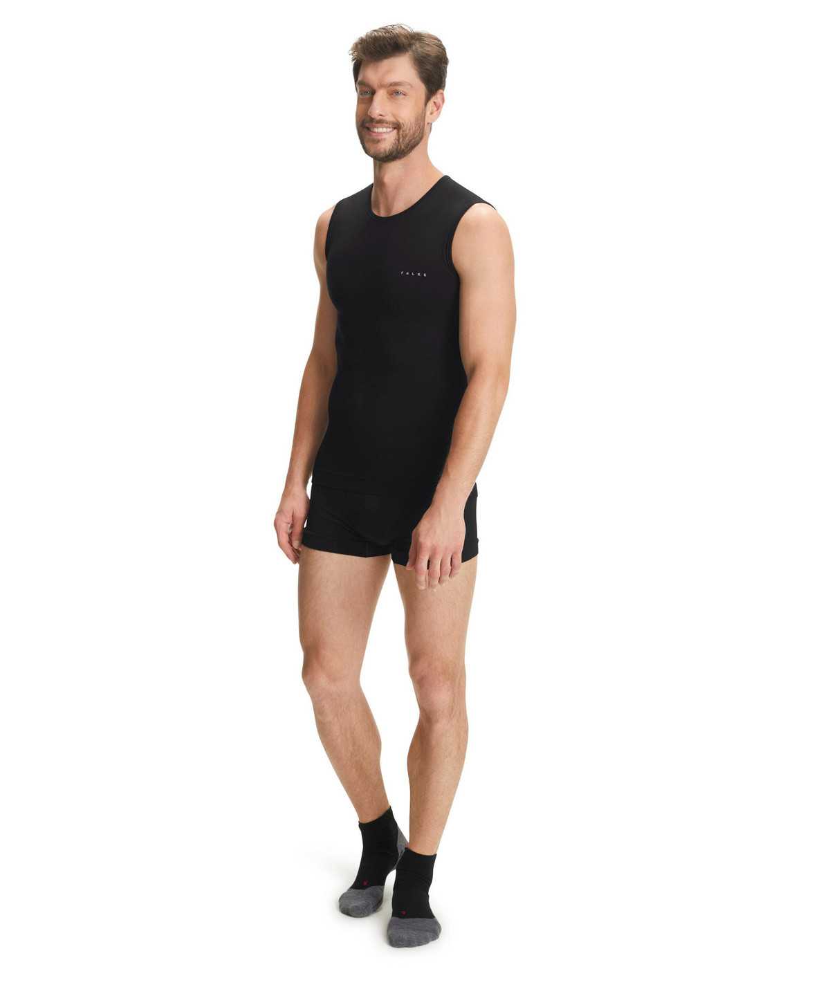 Falke Singlet Warm Functional Underwear Férfi Fekete | LVWT-72950