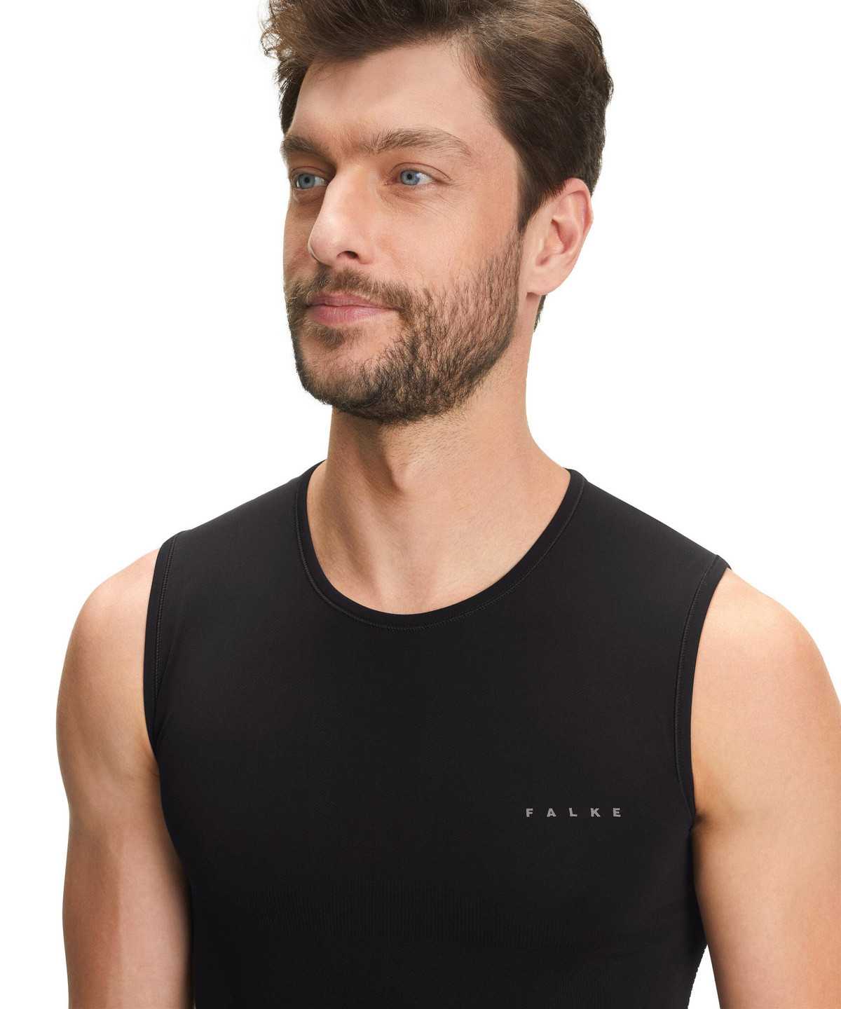 Falke Singlet Warm Functional Underwear Férfi Fekete | LVWT-72950