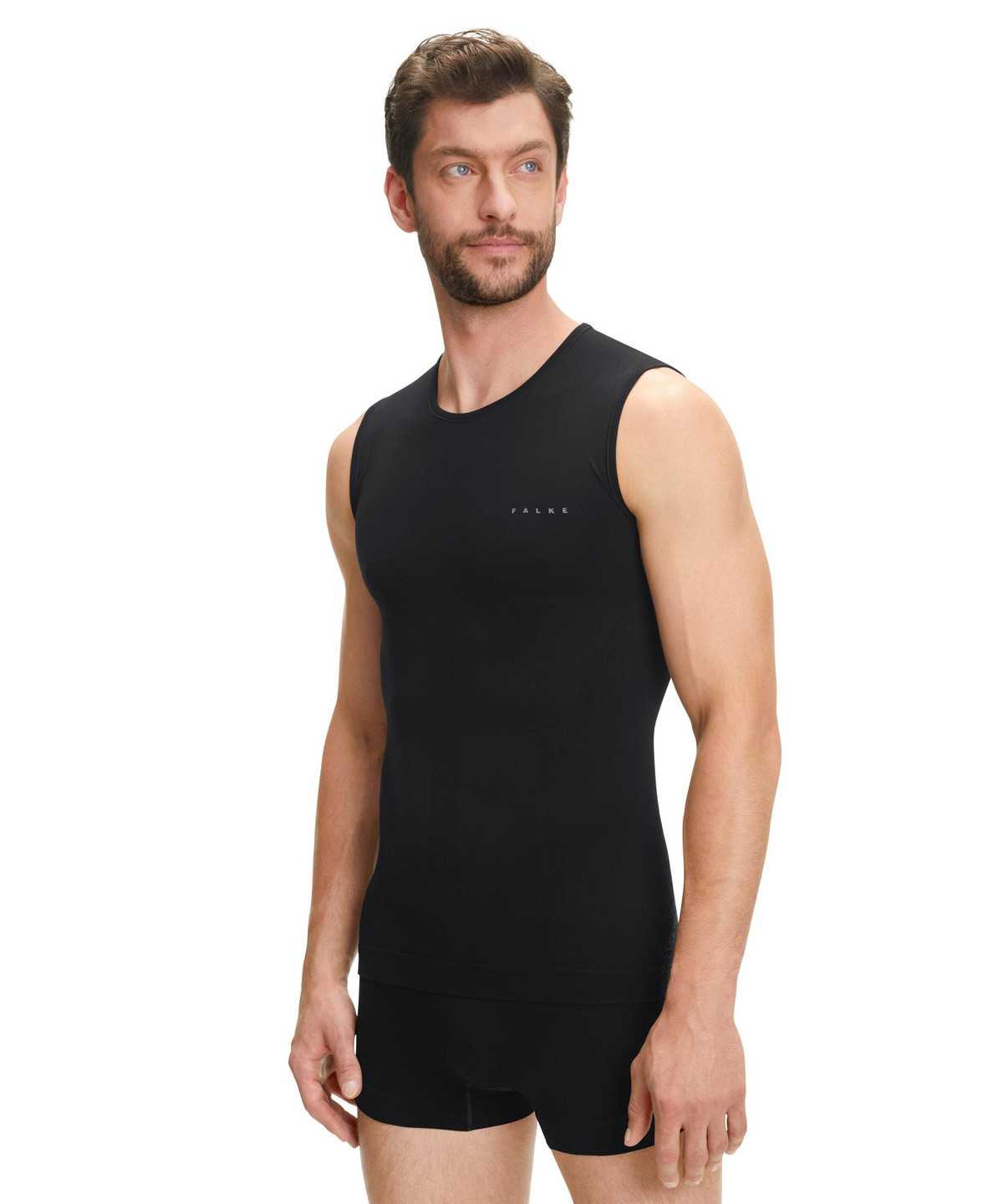 Falke Singlet Warm Functional Underwear Férfi Fekete | LVWT-72950