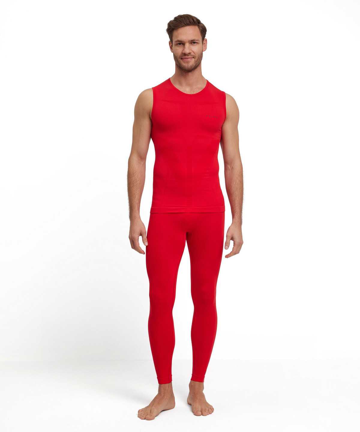 Falke Singlet Warm Functional Underwear Férfi Piros | OZSV-72105