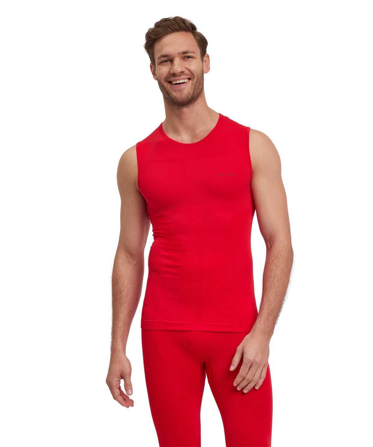 Falke Singlet Warm Functional Underwear Férfi Piros | OZSV-72105